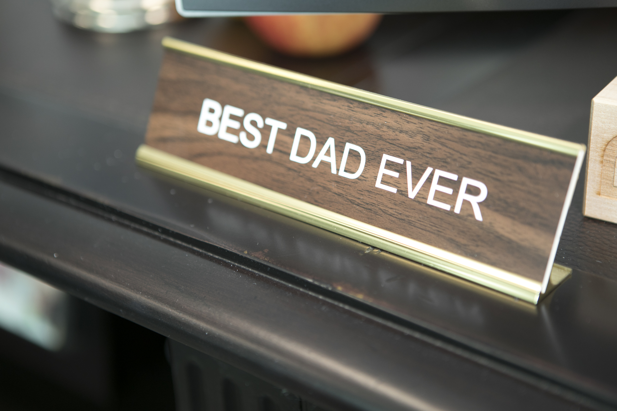Jackson’s oldest daughter, Chanler, gave him that nameplate. Chanler Jackson is a production assistant with the 