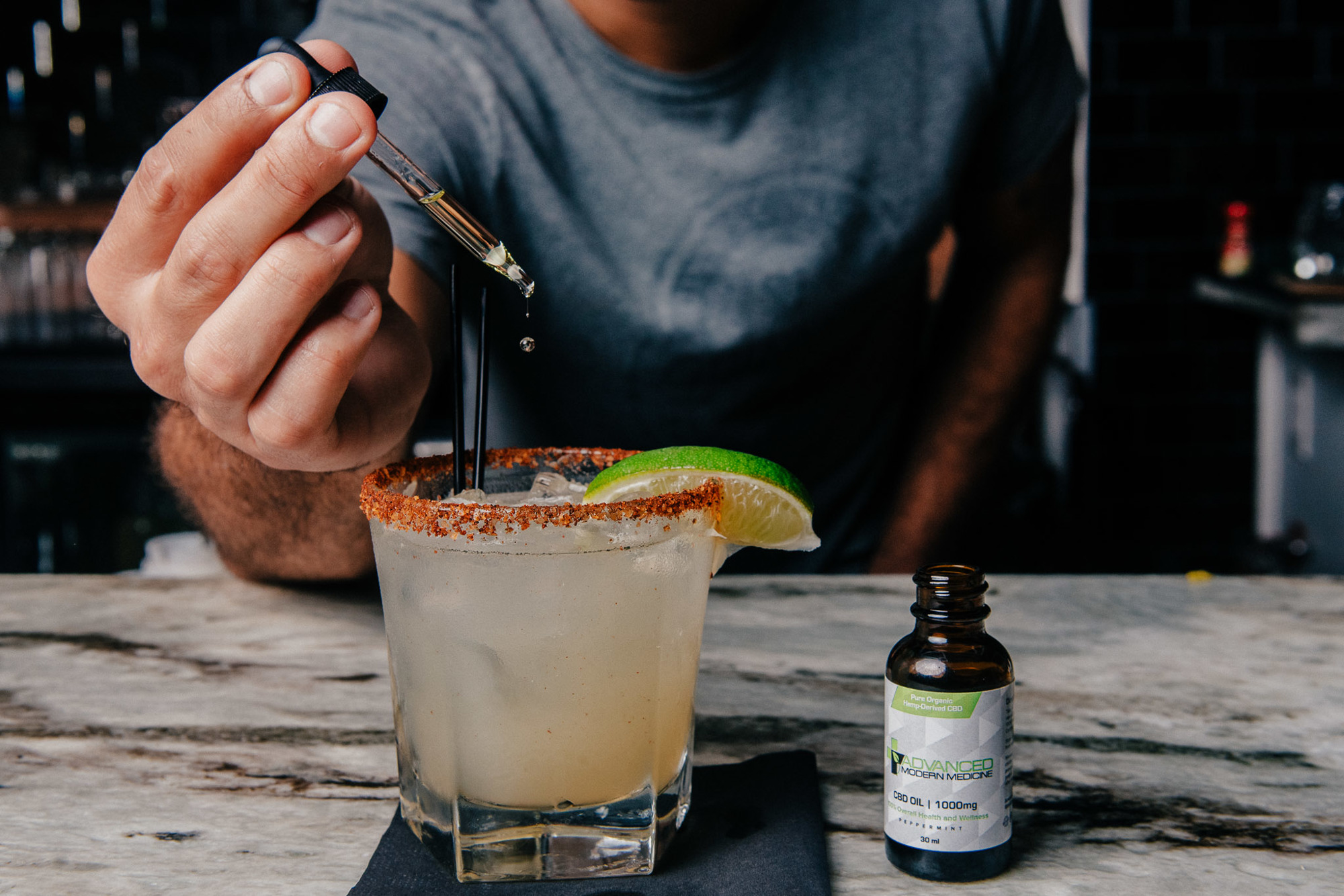 At Thee Tree House, customers can get cocktails made with CBD oil. Courtesy photo.