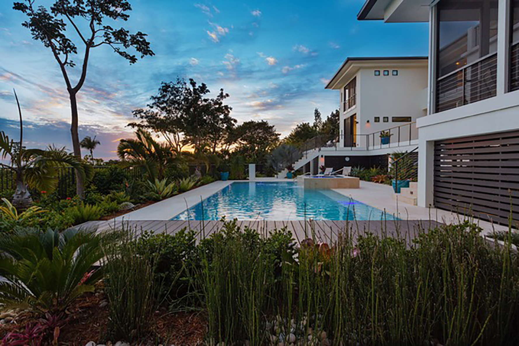 Joyce Owens' design of this home on Sanibel Island maximizes the benefits of the natural environment while offering protection from sun and rain. Courtesy Joshua Colt Fisher