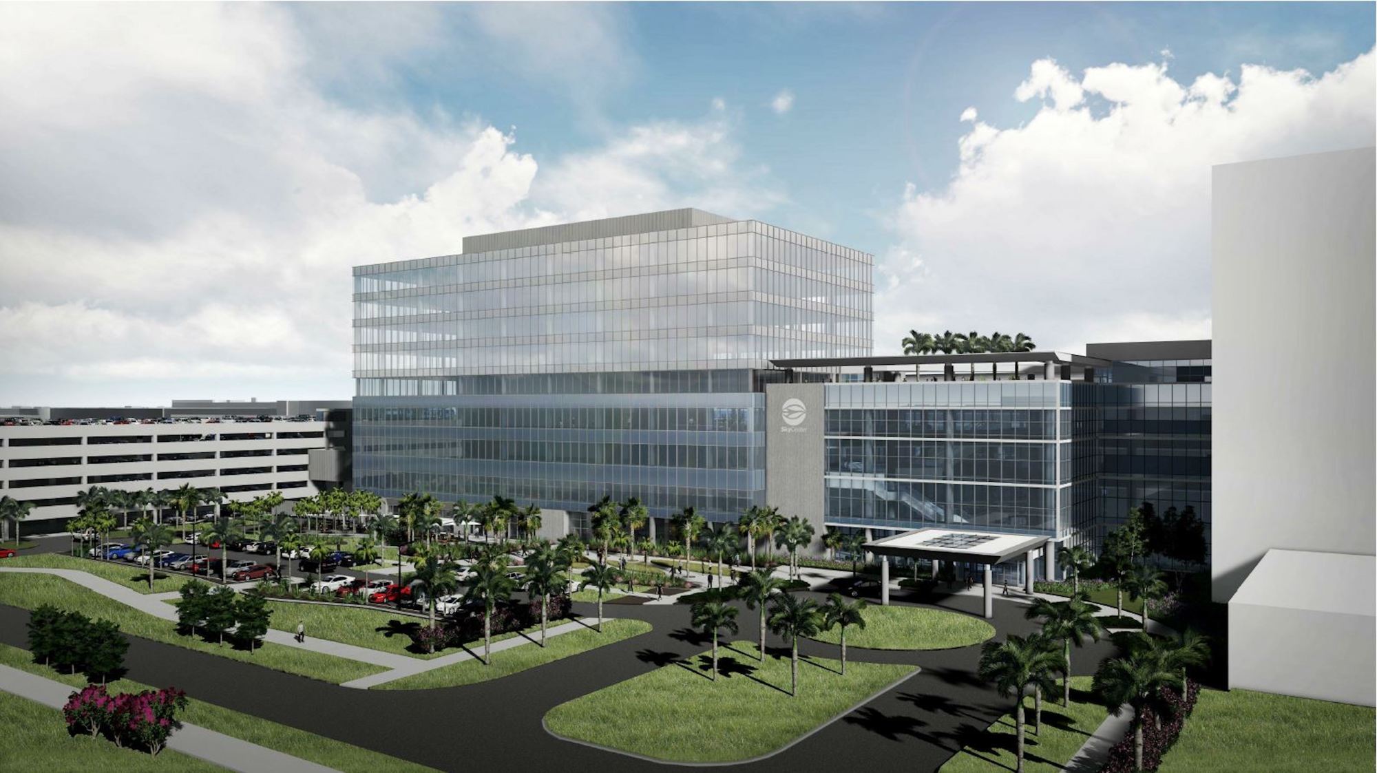COURTESY RENDERING — Skycenter will bring about 258,000 square feet of new office space to the Westshore market in 2021.