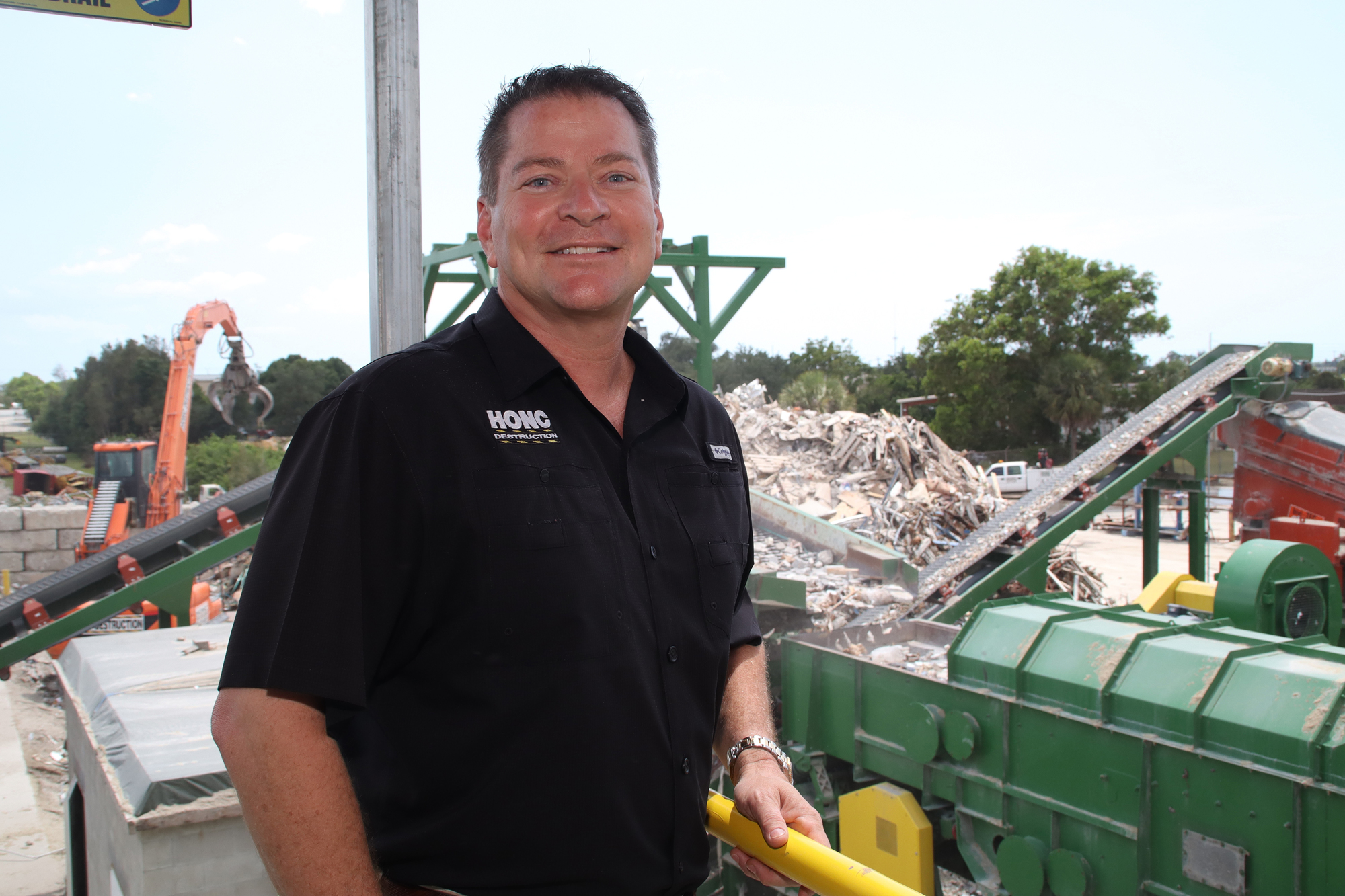David Mulicka installed a $3 million sorting line at Honc Recycling about a year ago and expects the investment to pay for itself in a total of two years. JimJett.com photo