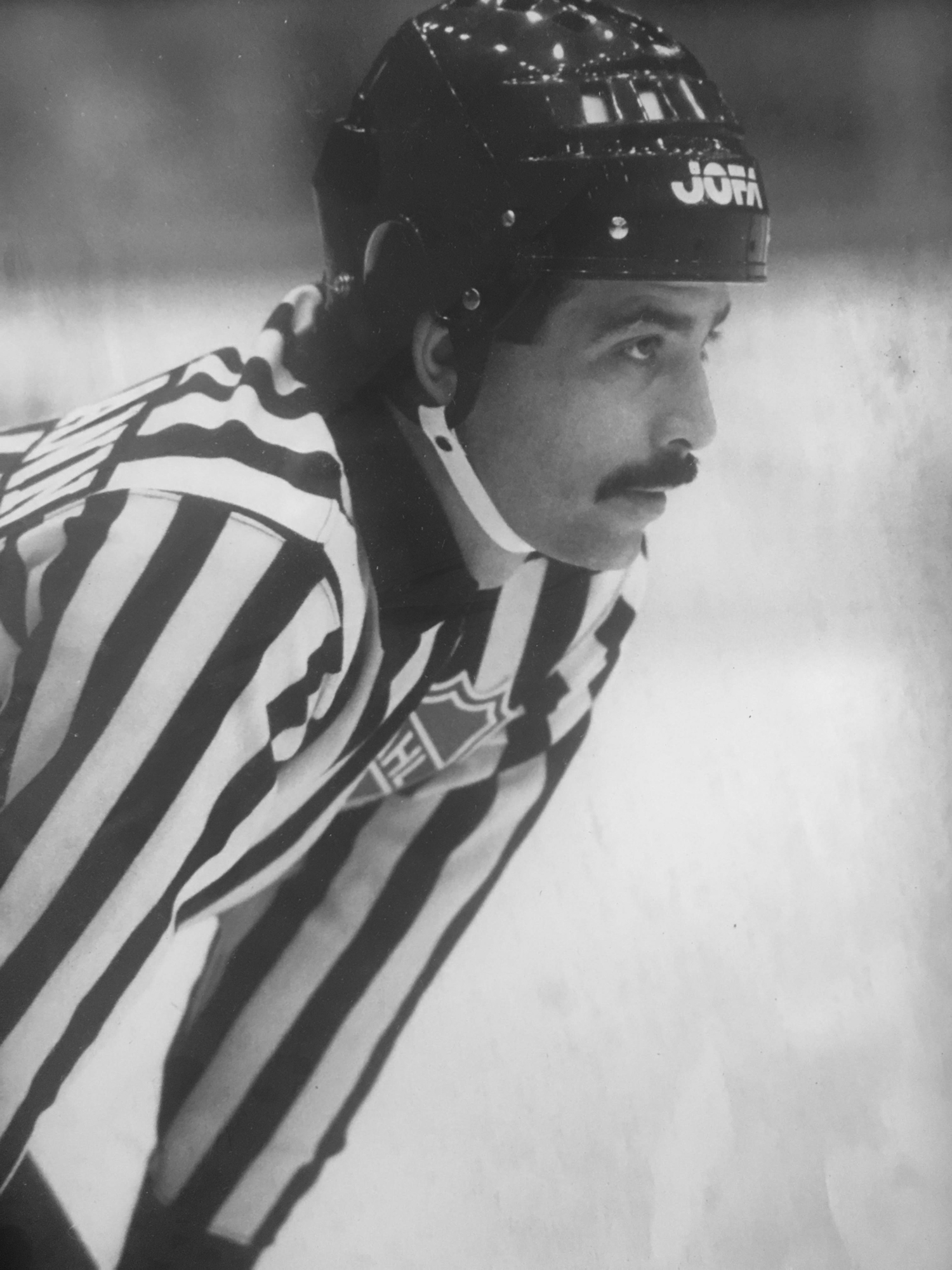 Bill Daubmann was a top-ranked American Hockey League referee until a family illness compelled him to become an entrepreneur to meet expenses and leave his hockey career as a result. Courtesy Bill Daubmann