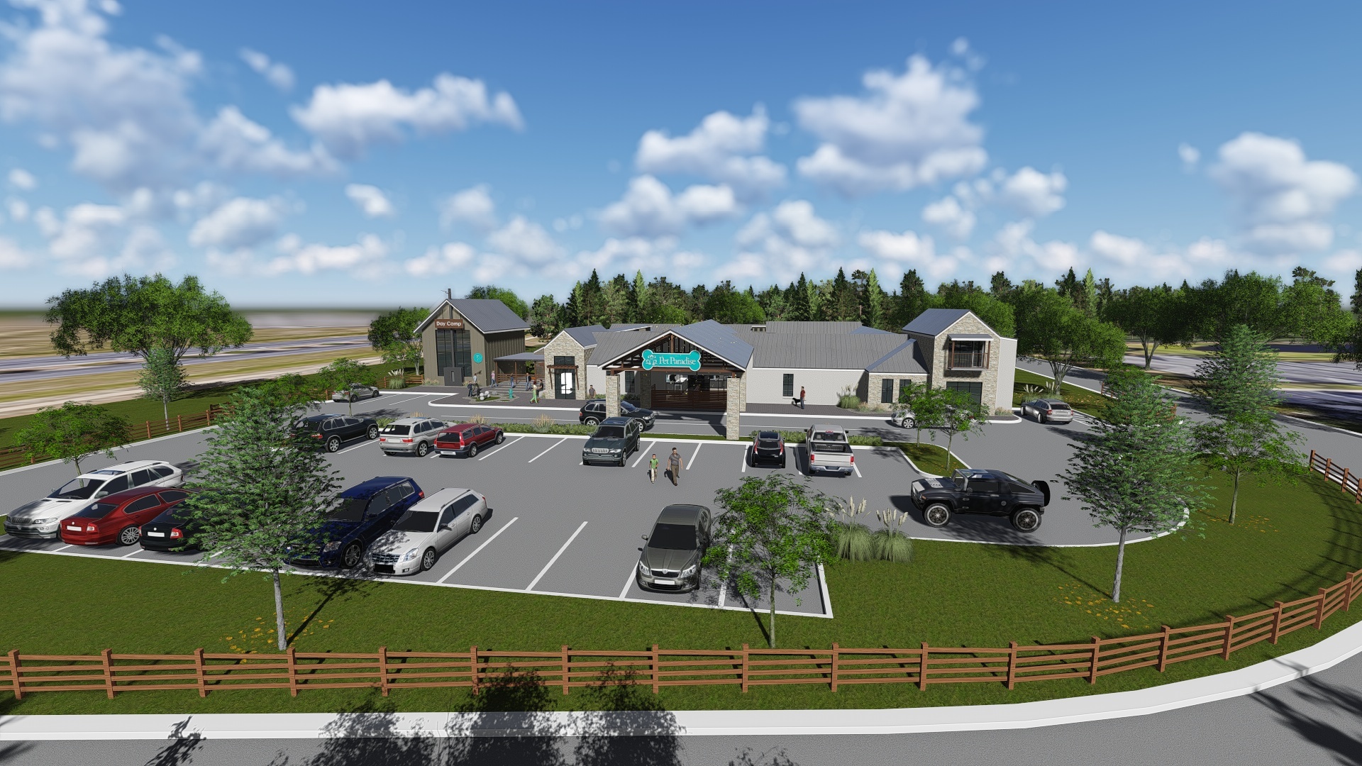 Pet Paradise, a Jacksonville-based pet service provider, with everything from boarding and day camp to grooming and veterinary services, plans to open in Lakewood Ranch in July.