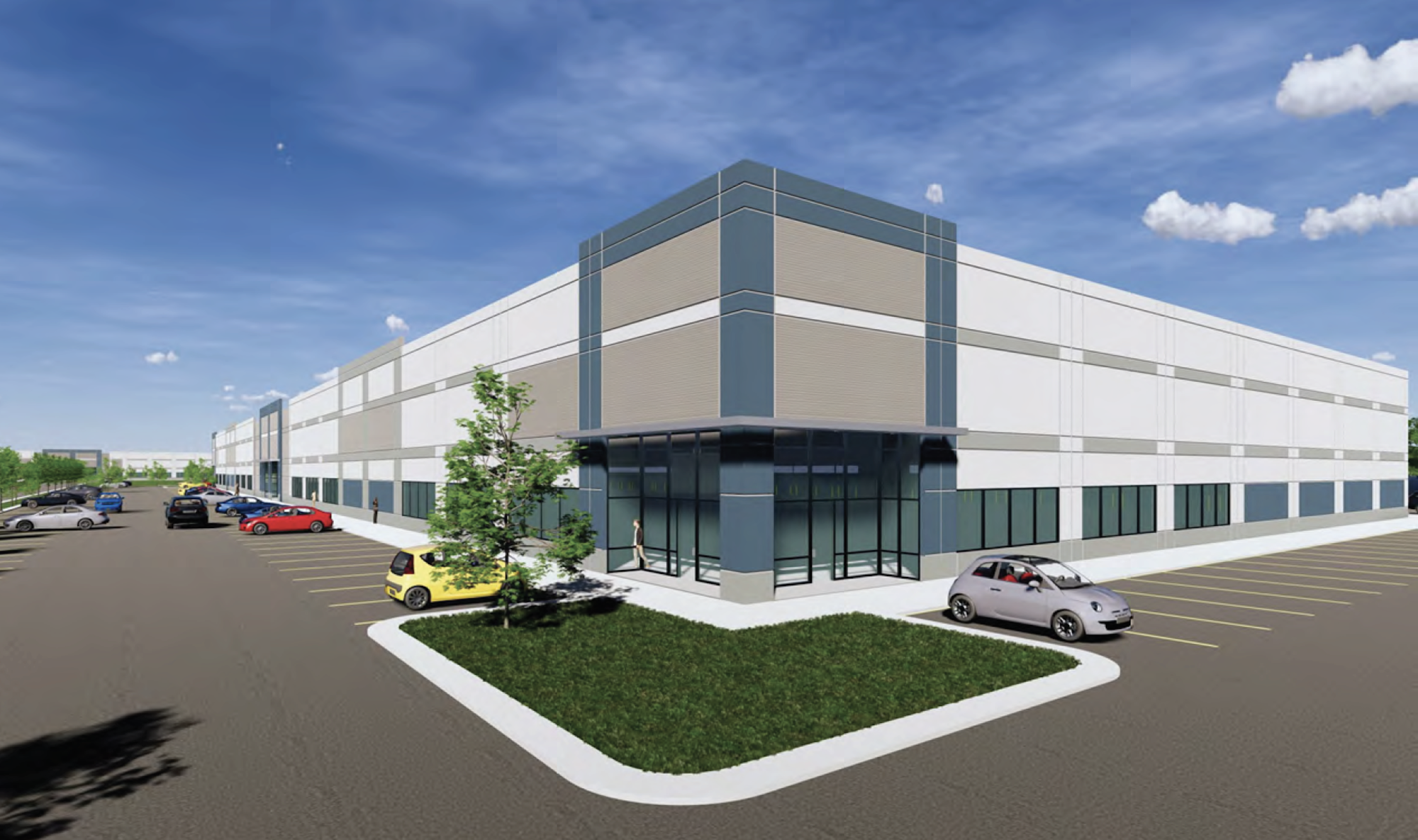 COURTESY RENDERING — Galaxy Inestments' planned Sarasota 75 business park will contain as much as 800,000 square feet of new distribution space.
