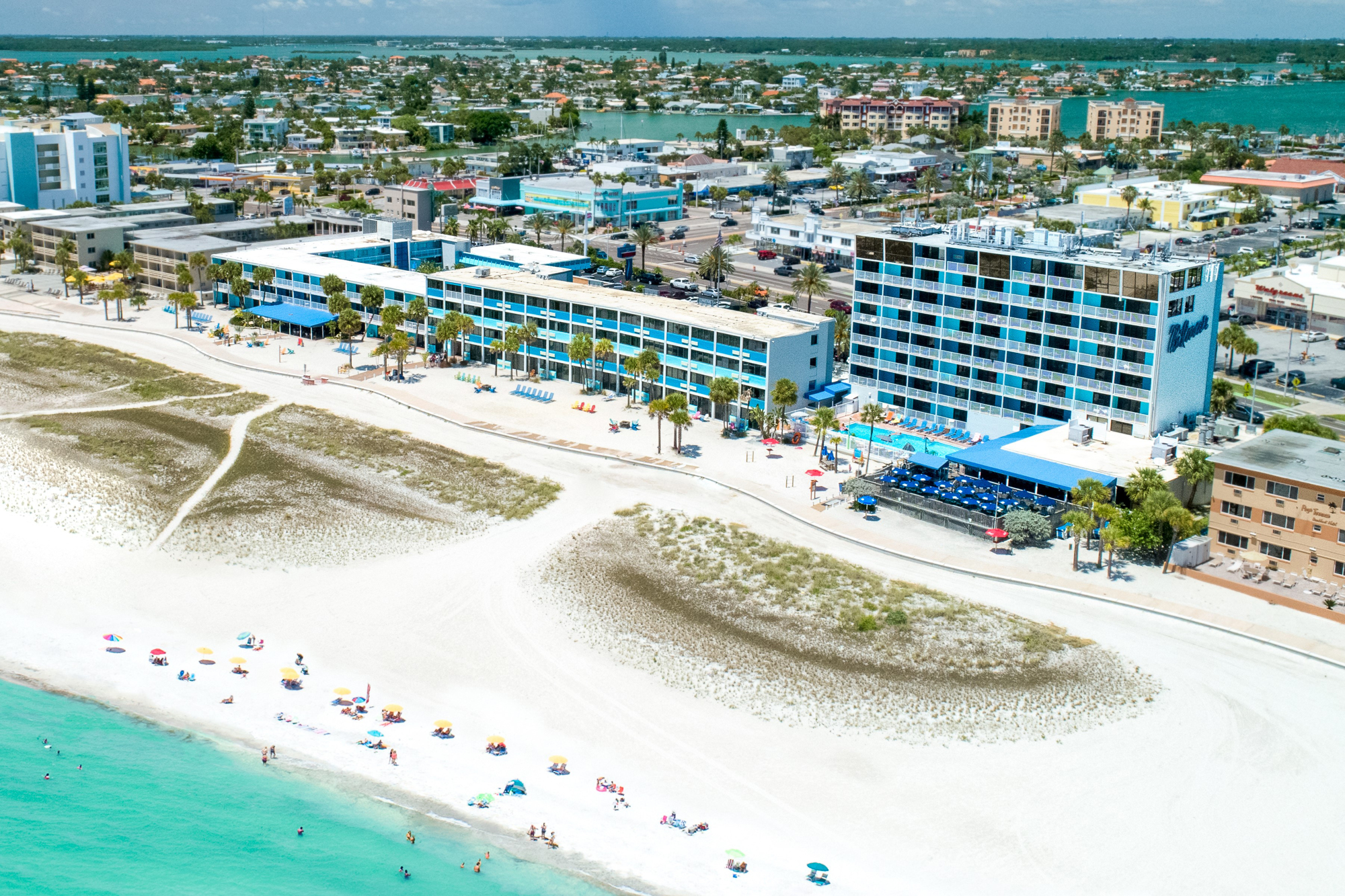 Aerial view of the Bilmar Beach Resort in Treasure Island. Courtesy photo.