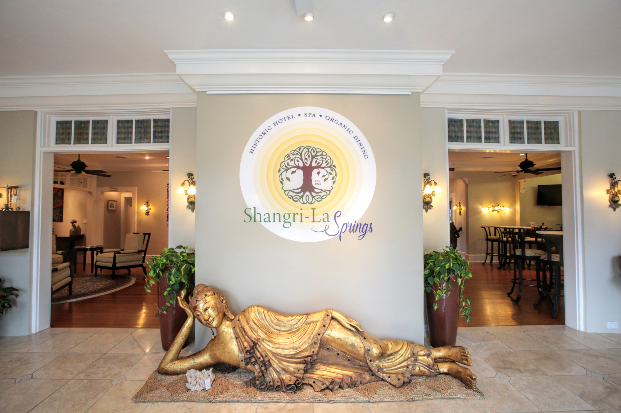 Stefania Pifferi.  Renovations are underway at the Shangri-La Springs.