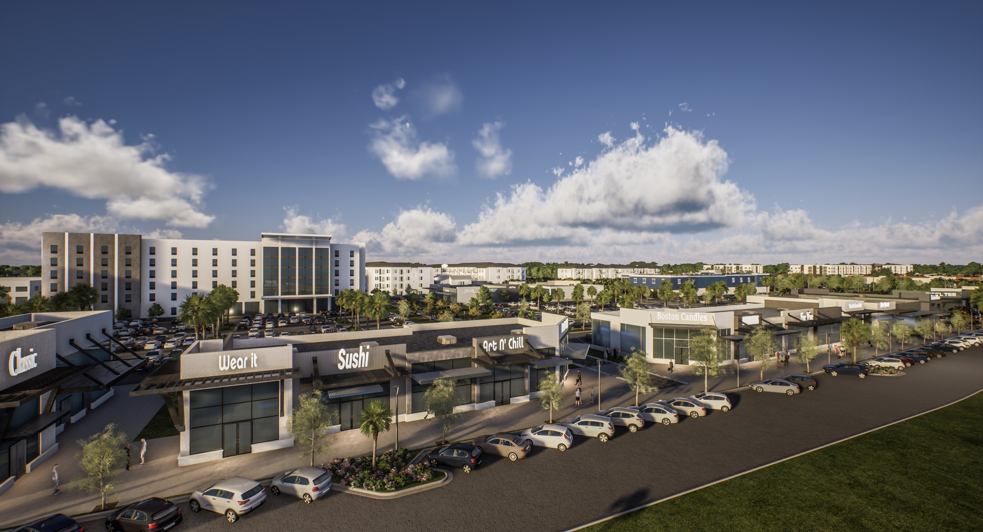 Courtesy. The Fruitville Commons development in Sarasota will include apartments and commercial space.