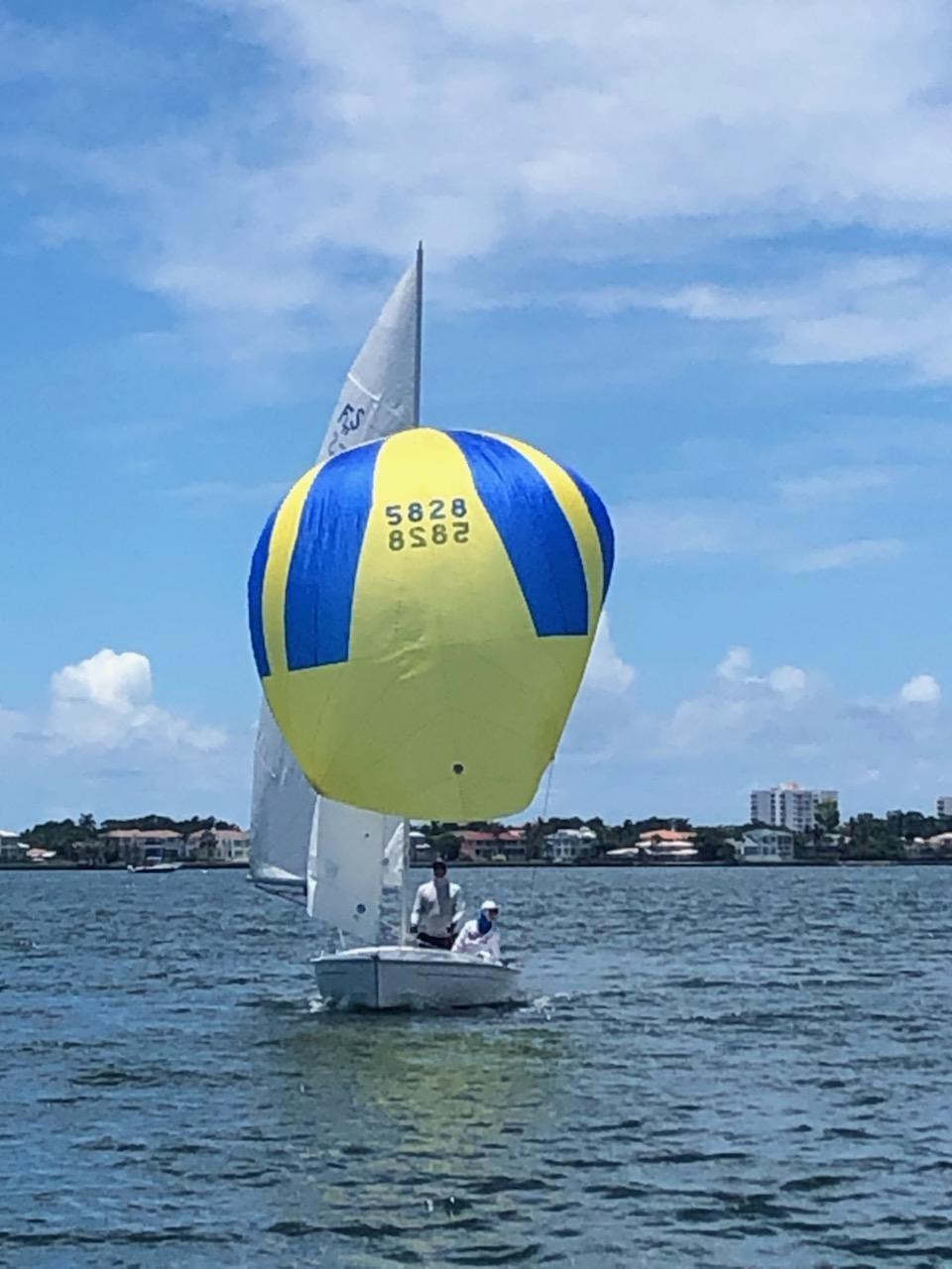 Courtesy. PGT Innovations executive Brad West sails a Flying Scot sailboat on Sarasota Bay and is a member of the Sarasota Sailing Squadron.