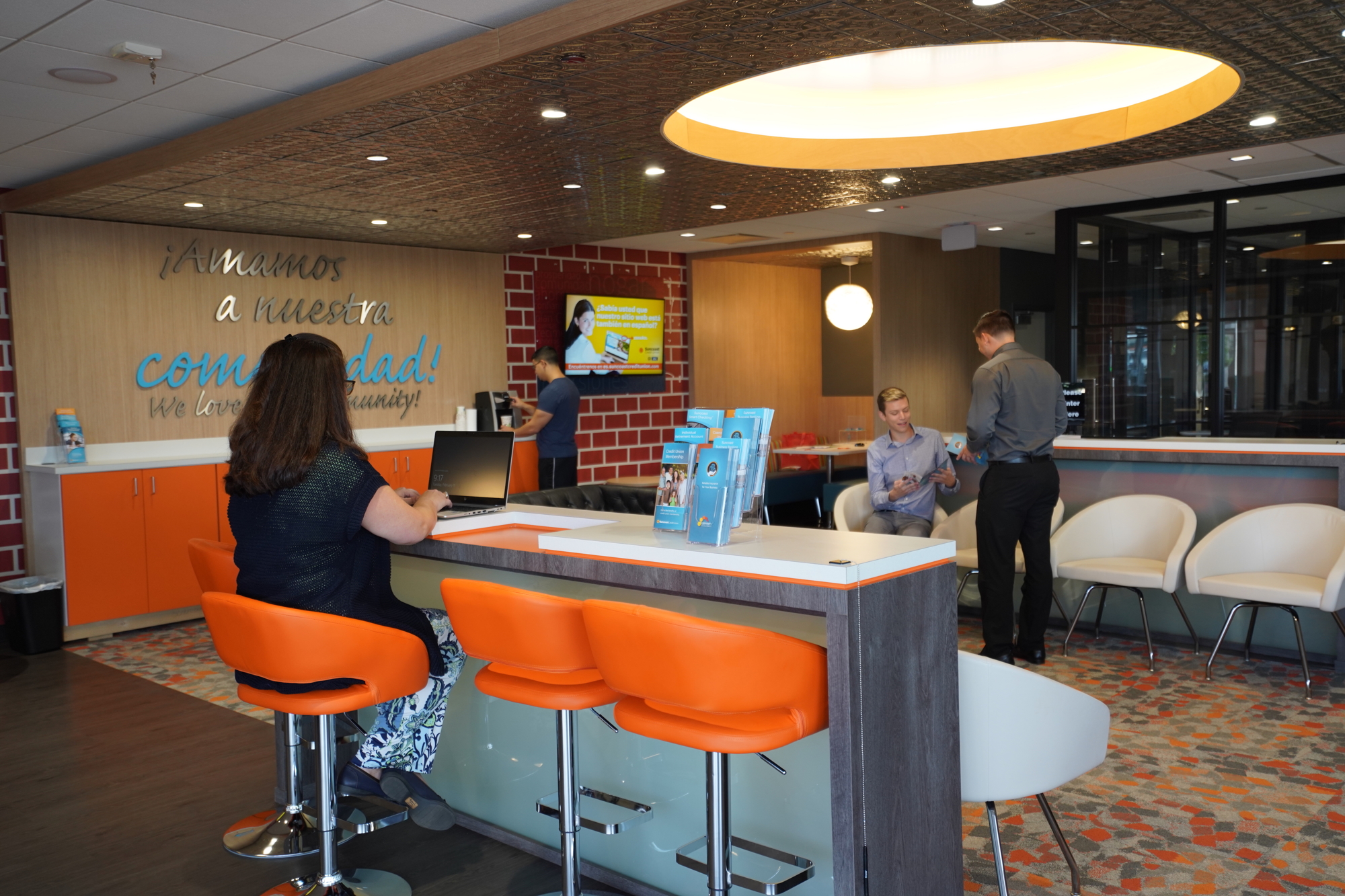 Suncoast Credit Union's latest branch includes a coffee bar and free secure Wi-Fi. Courtesy photo.