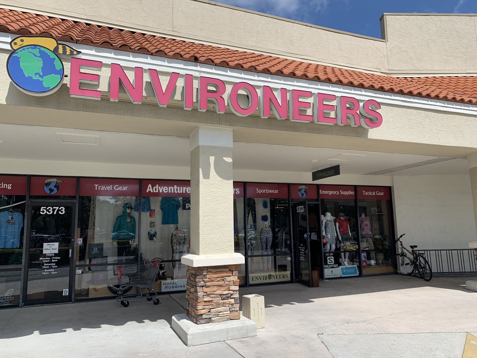 Courtesy. Brian Luther, a manager at Sarasota adventure outfitter Environeers, says items that have been selling include dehydrated food, stoves, fuel for the stoves, water filters and water purification tablets.