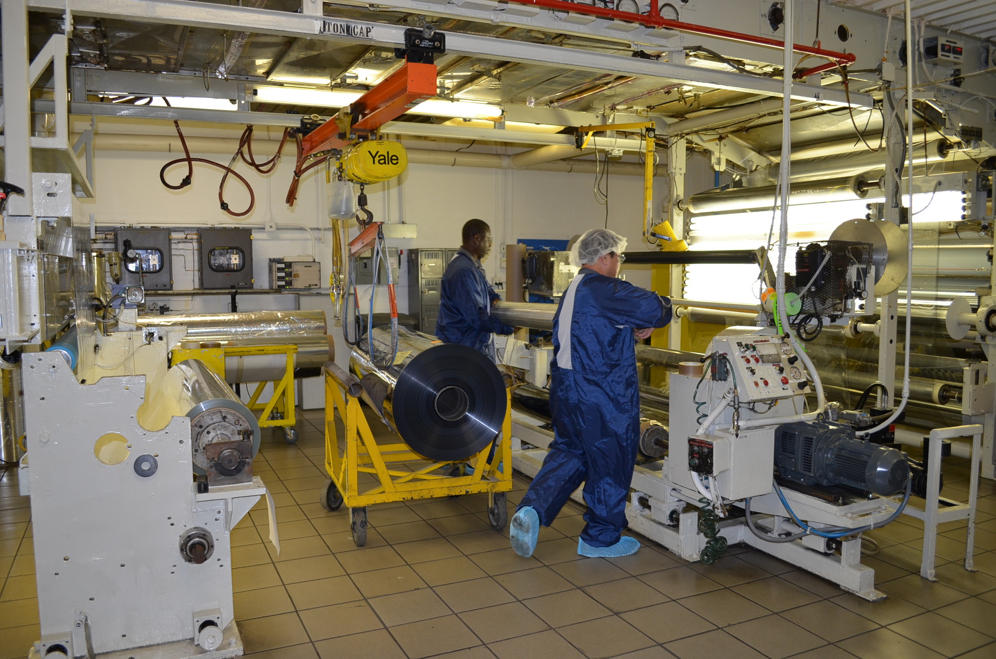 Courtesy. The clean room coating area where Madico film is produced.