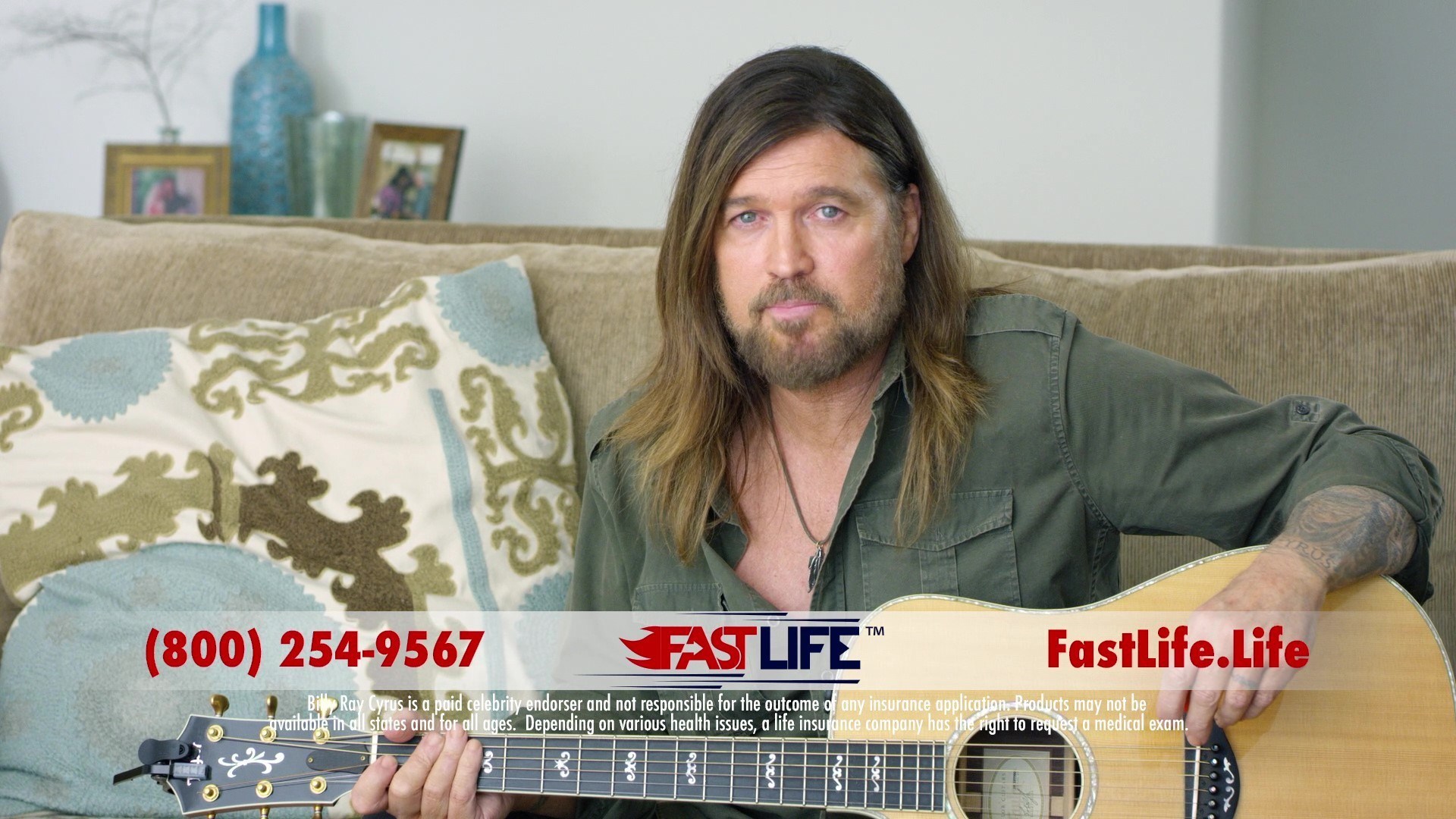 Billy Ray Cyrus was named a FastLife spokesman in 2018. 