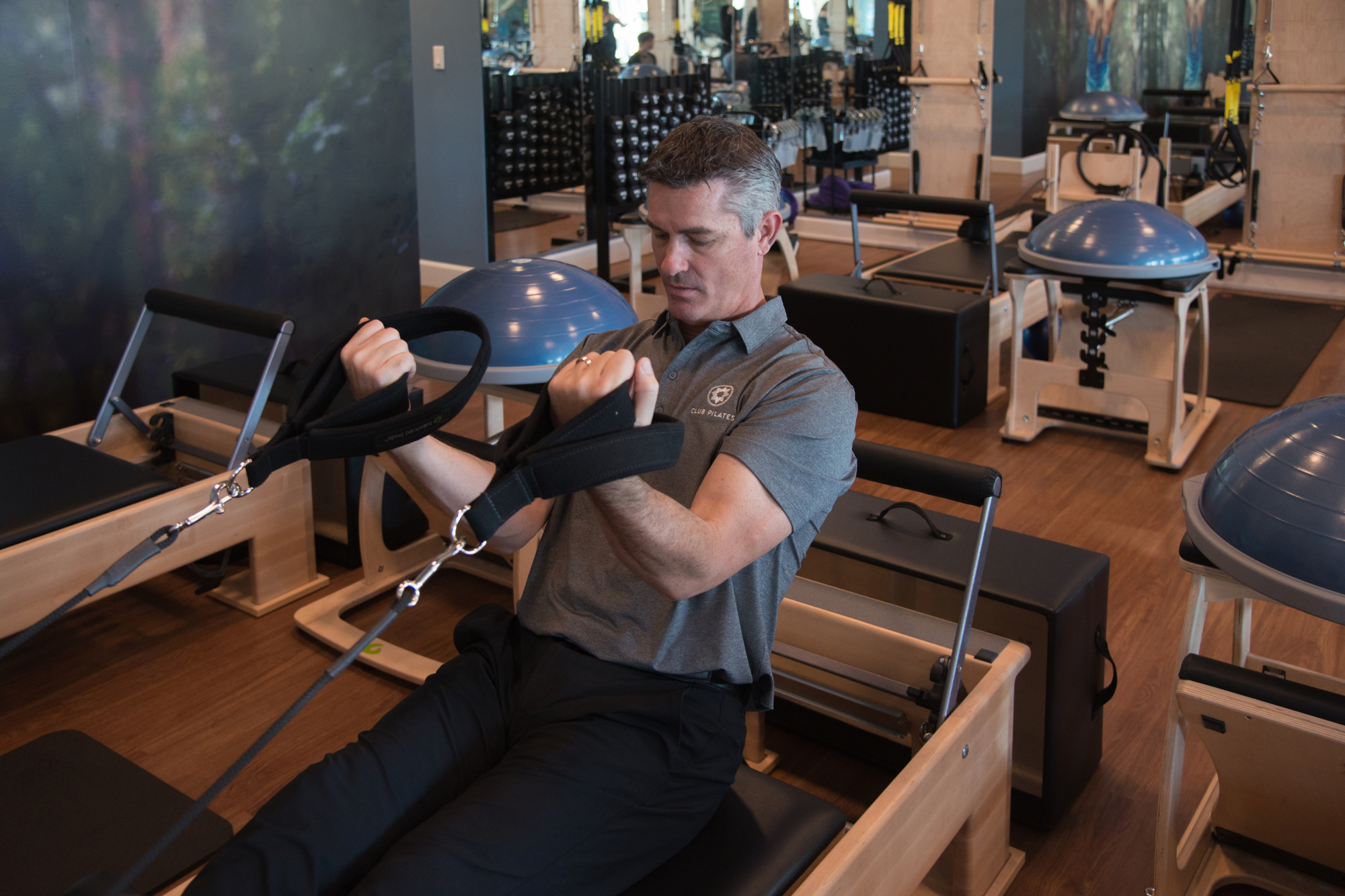 Courtesy. Peter Kilcullen and a business partner operate five Club Pilates locations in the region, including two in Sarasota and one each in Bradenton, Largo and Clearwater.