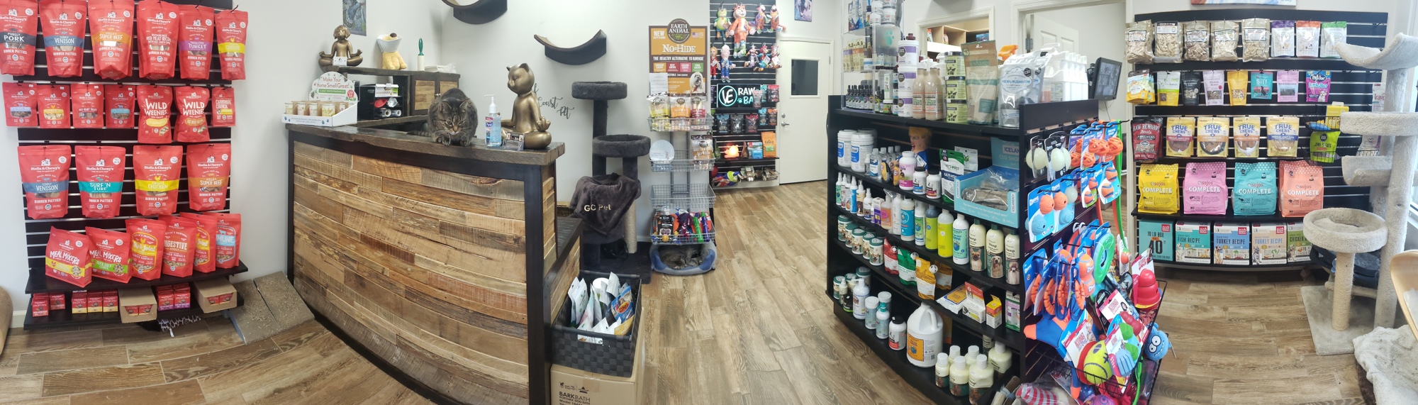 Courtesy. Tricia Bolds, president and CEO of Sarasota-based Gulf Coast Pet Supplies, says sanitizing products are being promoted to pet owners. 