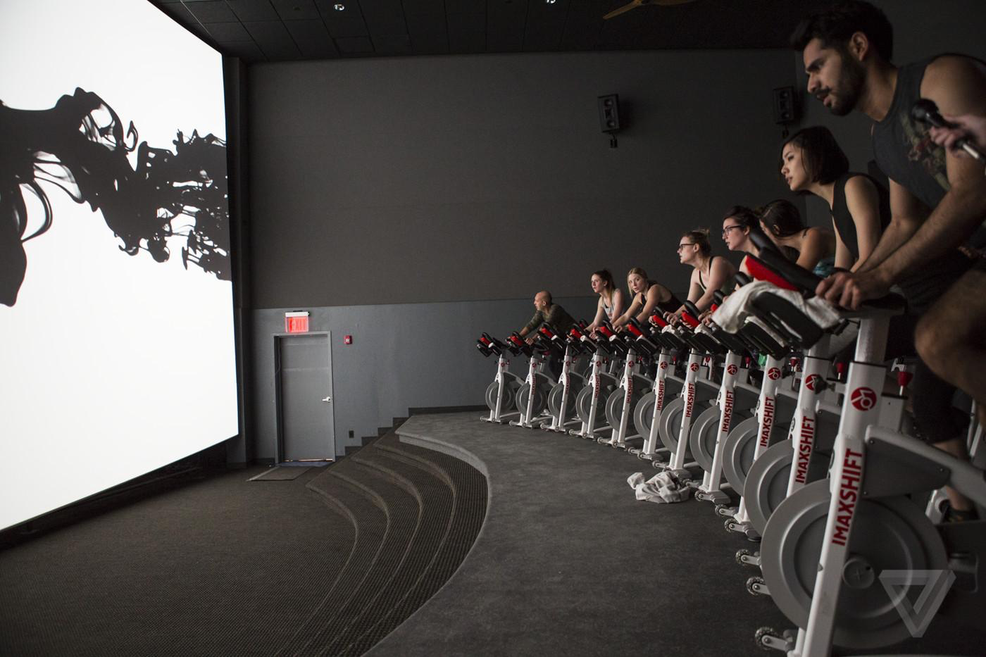 Courtesy. The Cinema & Entertainment Complex at the Grove will have a movie theater outfitted with spin bikes for movie-goers who want to exercise while they take in a film.