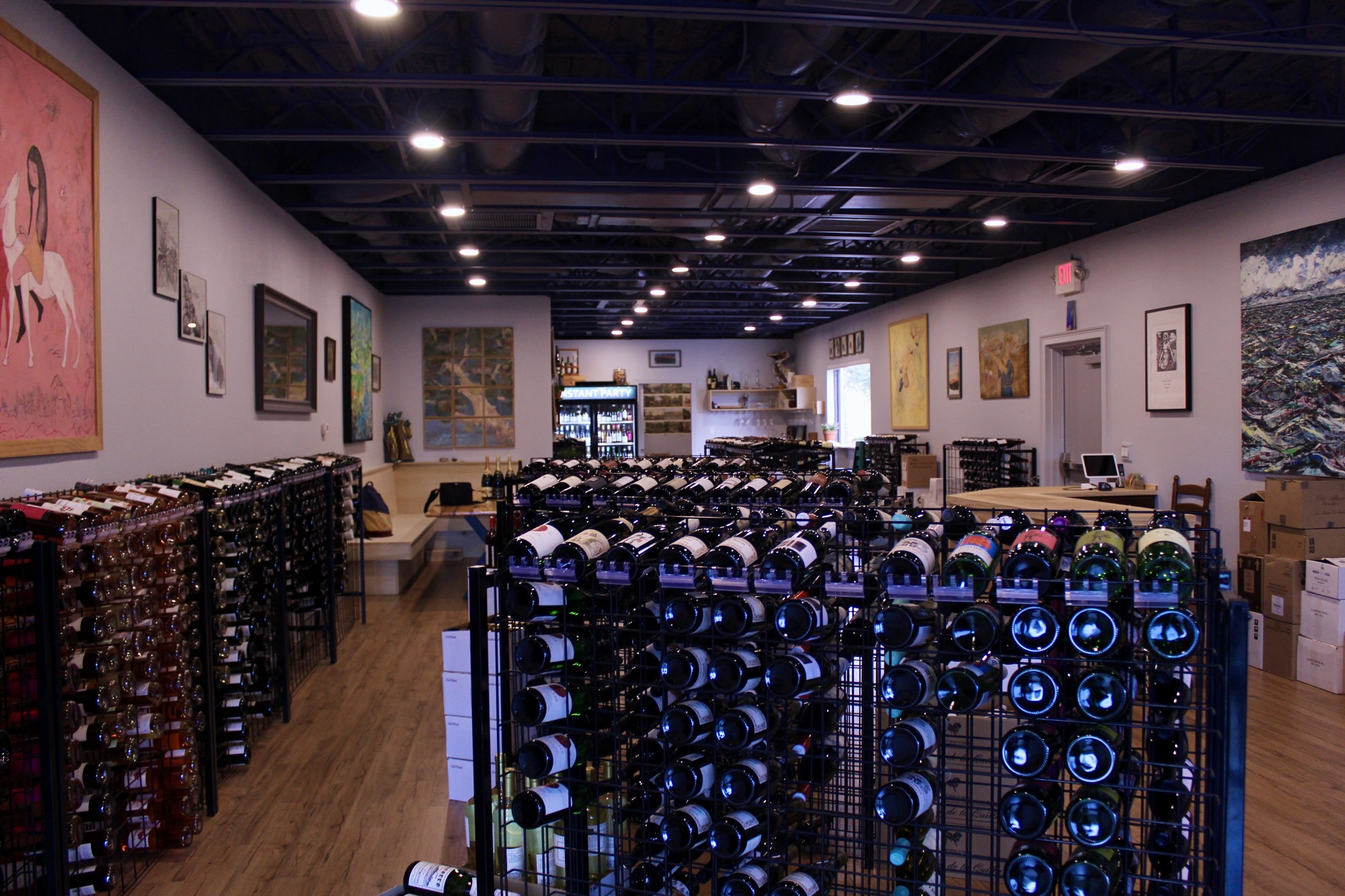 Courtesy, Clyde Morgan. Seagrape Wine Co. Owner Thomas Morgan opened his independent wine shop in Sarasota in December 2018.