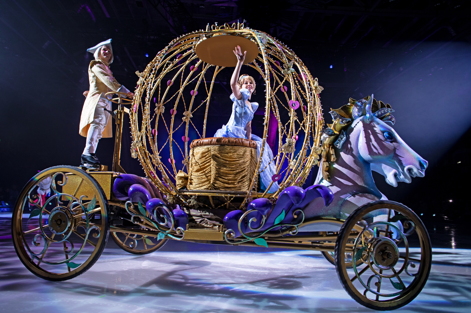 Courtesy. Feld Entertainment recently started holding rehearsals at its facility in Palmetto, north Manatee County, for an upcoming Disney on Ice tour.