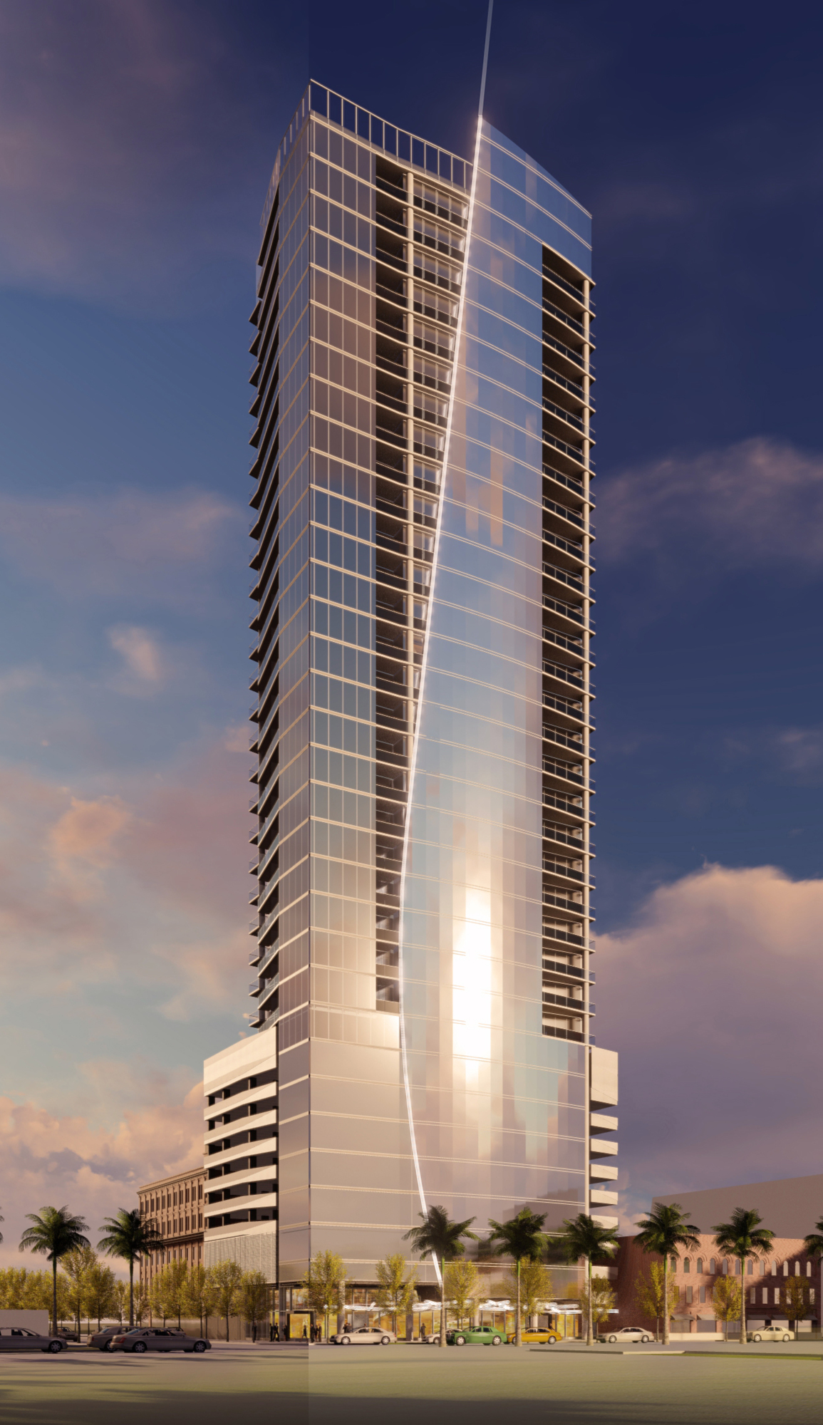 COURTESY RENDERING — Batson-Cook Development and Ascentia Development Group's Arris Tampa is designed to rise 34 floors.