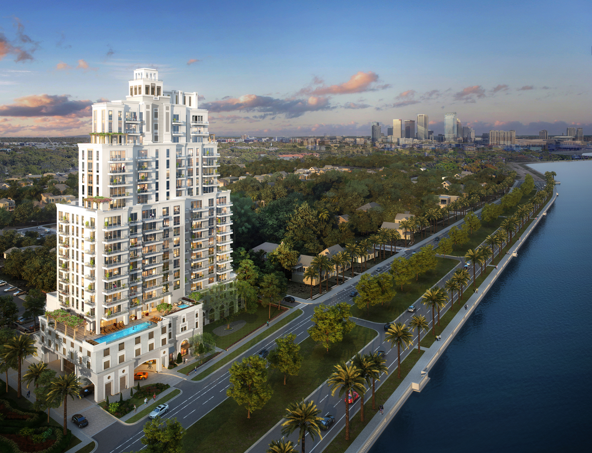 COURTESY RENDERING — The Kolter Group's Hyde Park House will rise 22 floors and contain 70 units.