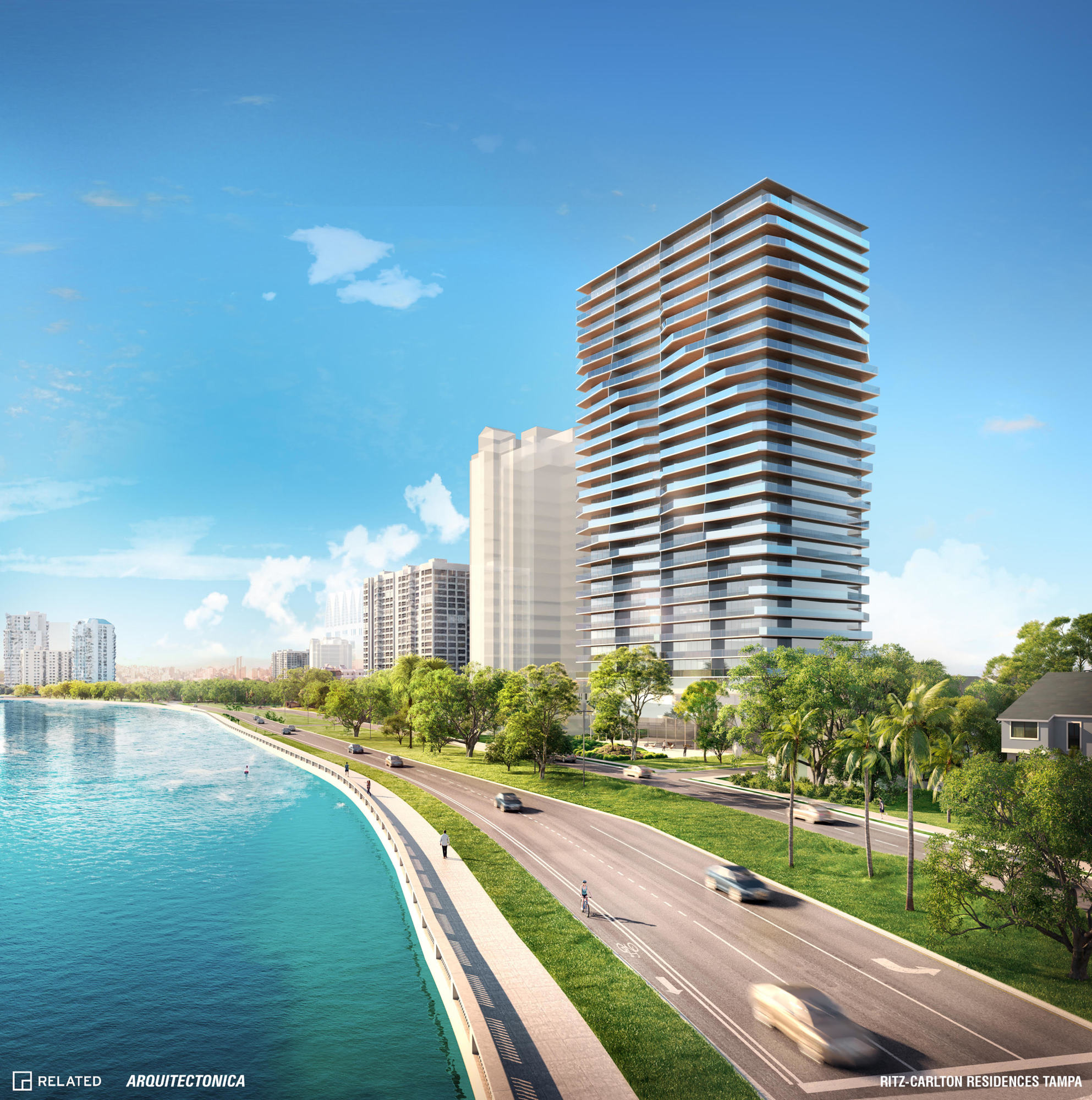COURTESY RENDERING — The Related Group's Ritz-Carlton Residences Tampa will mark the luxury hotel chain's entry into Tampa.