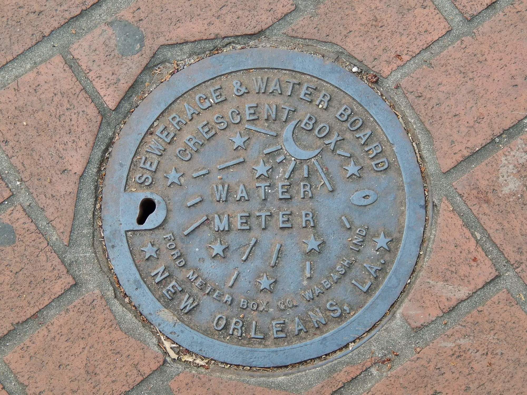 Courtesy. David Farmer has taken pictures of manhole covers across the world, such as this one in New Orleans.