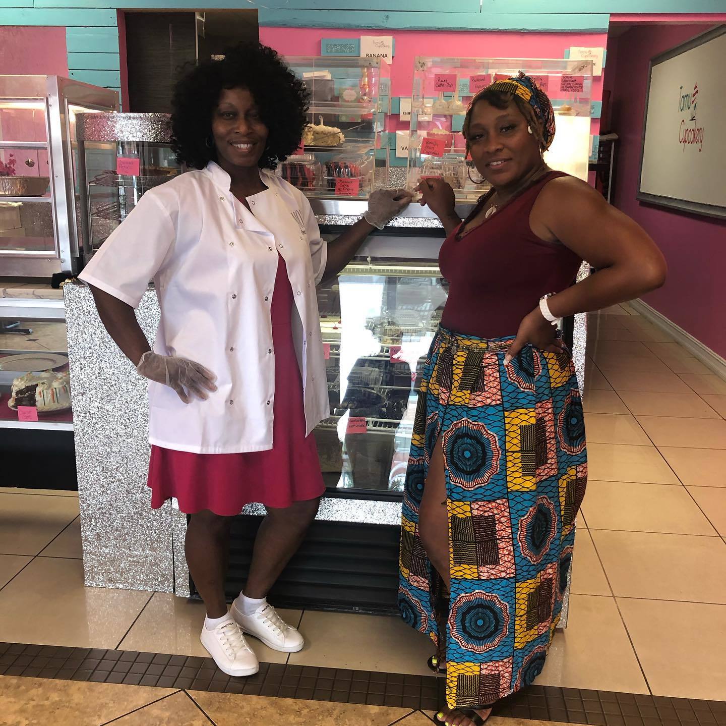 Courtesy. Monica Spivey, left, is a graduate of the Goodwill MicroEnterprise Institute and the owner of Tamu Cupcakery in Cape Coral.