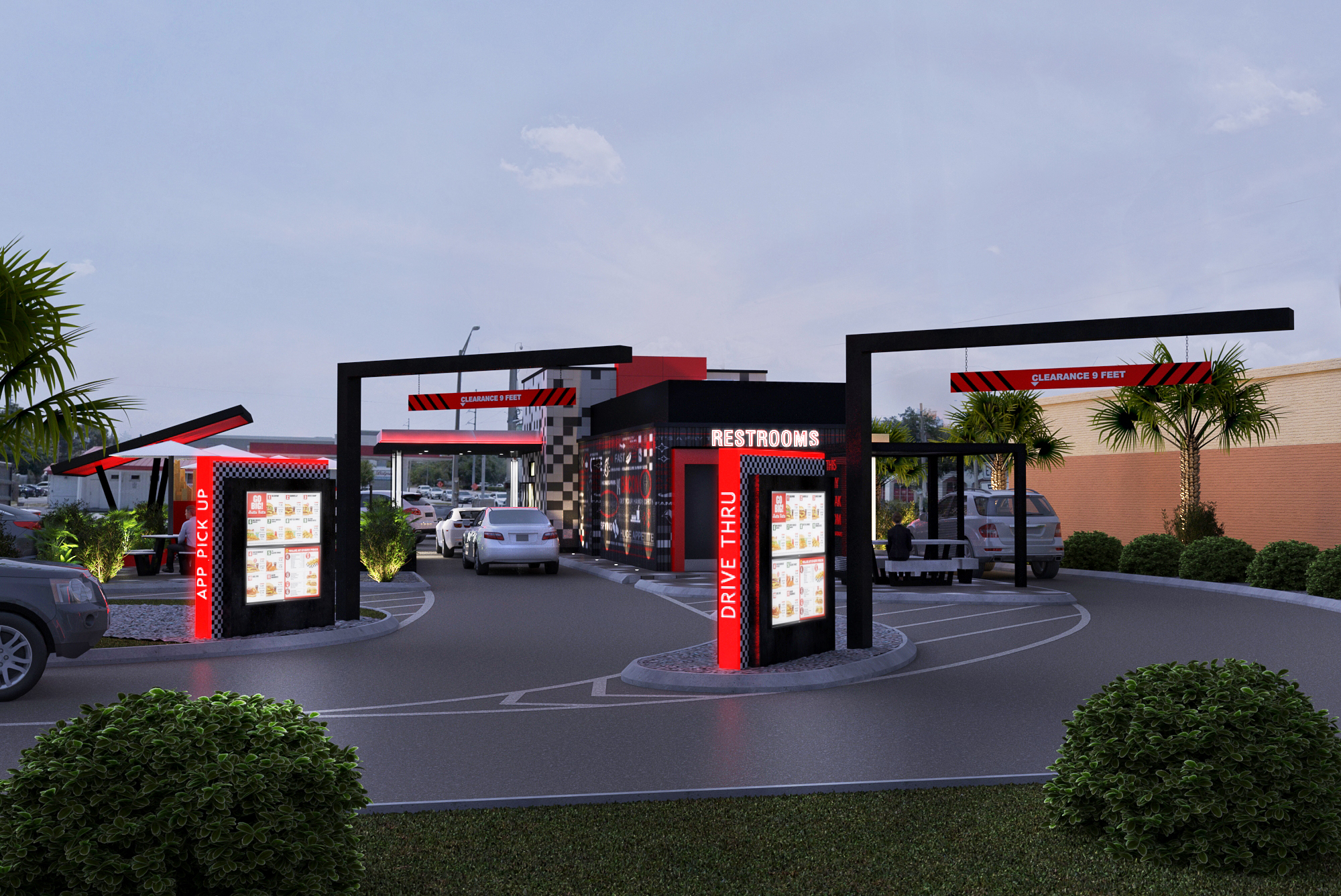 Courtesy. The first fully reimaged Checkers restaurant, its restaurant of the future, will be in Lakeland.