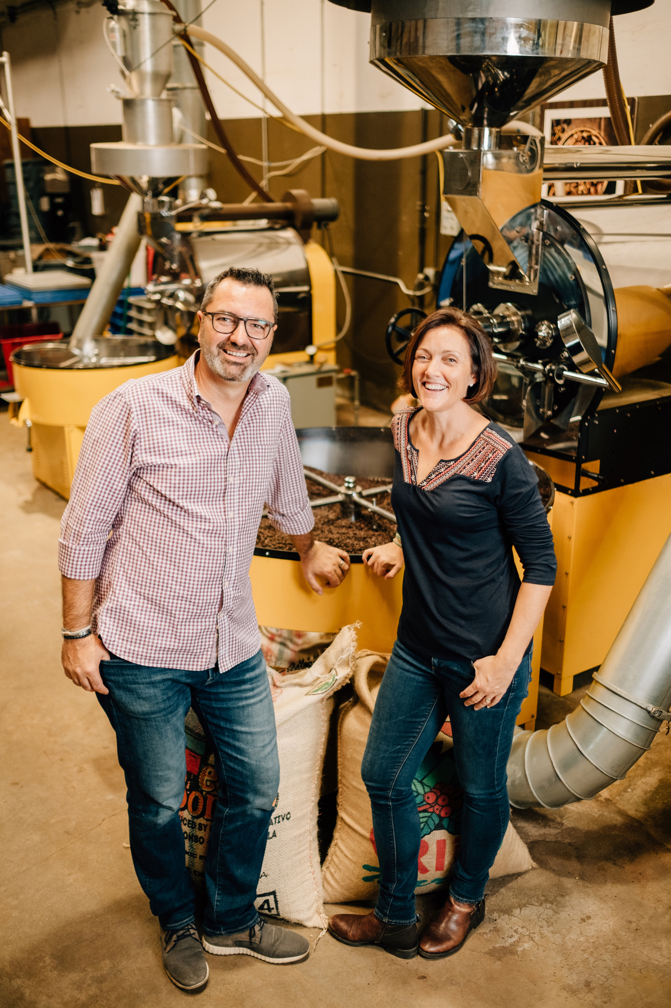 Courtesy. Raphael and Sarah Perrier, founders of St. Pete-based Kahwa Coffee Roaster.