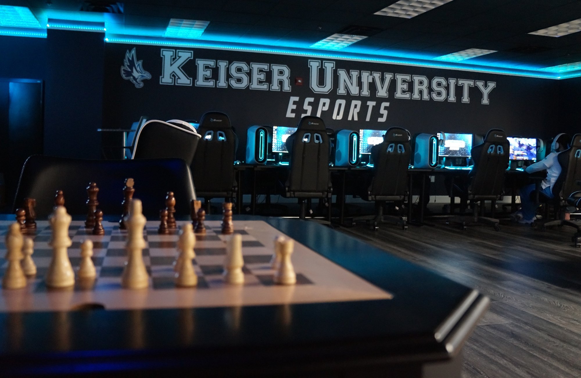 Courtesy. The Lakewood Ranch campus of Keiser University has a  competitive esports team with 26 players.