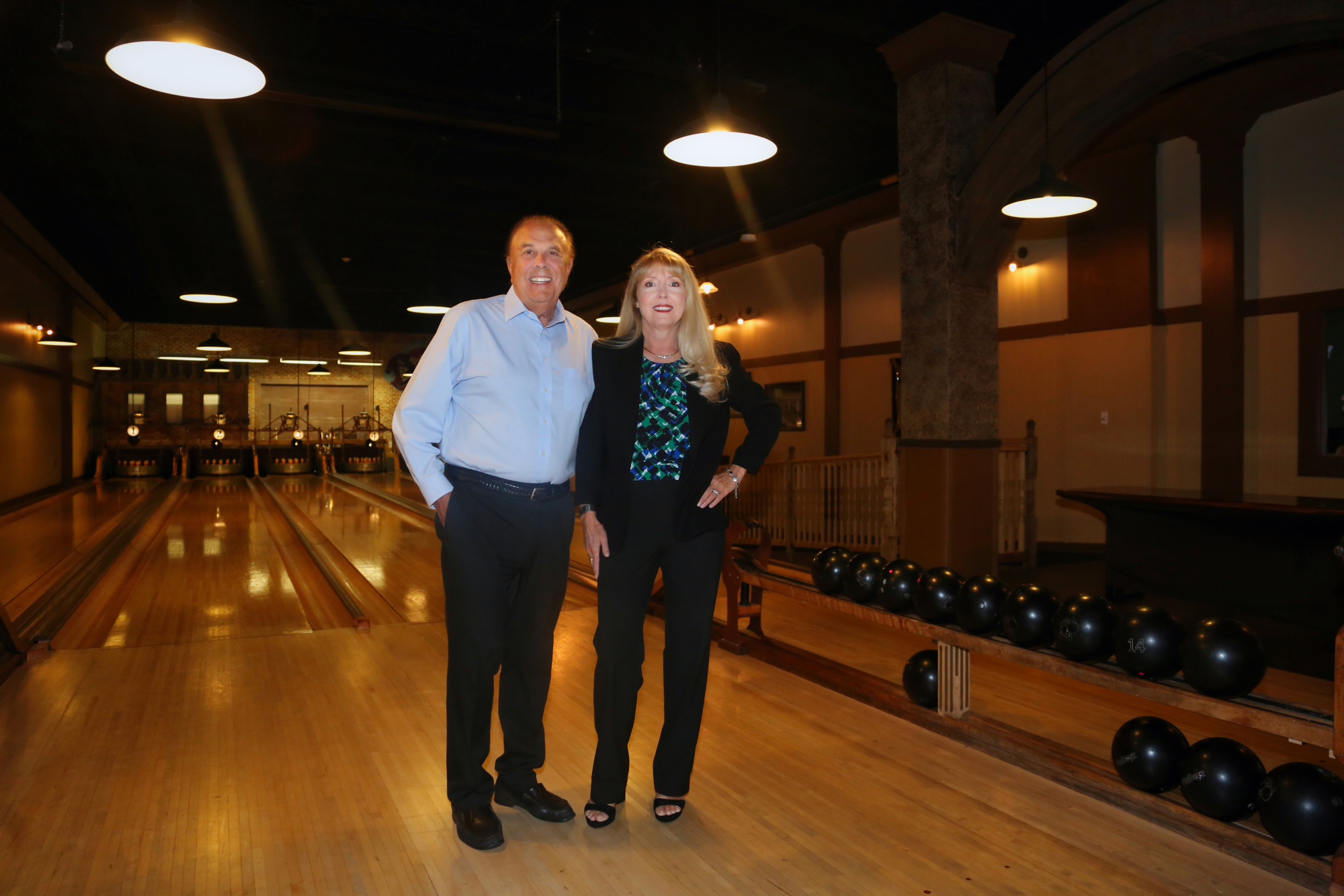 Pat and Lisa Ciniello have been in the bowling and family entertainment business for decades. 