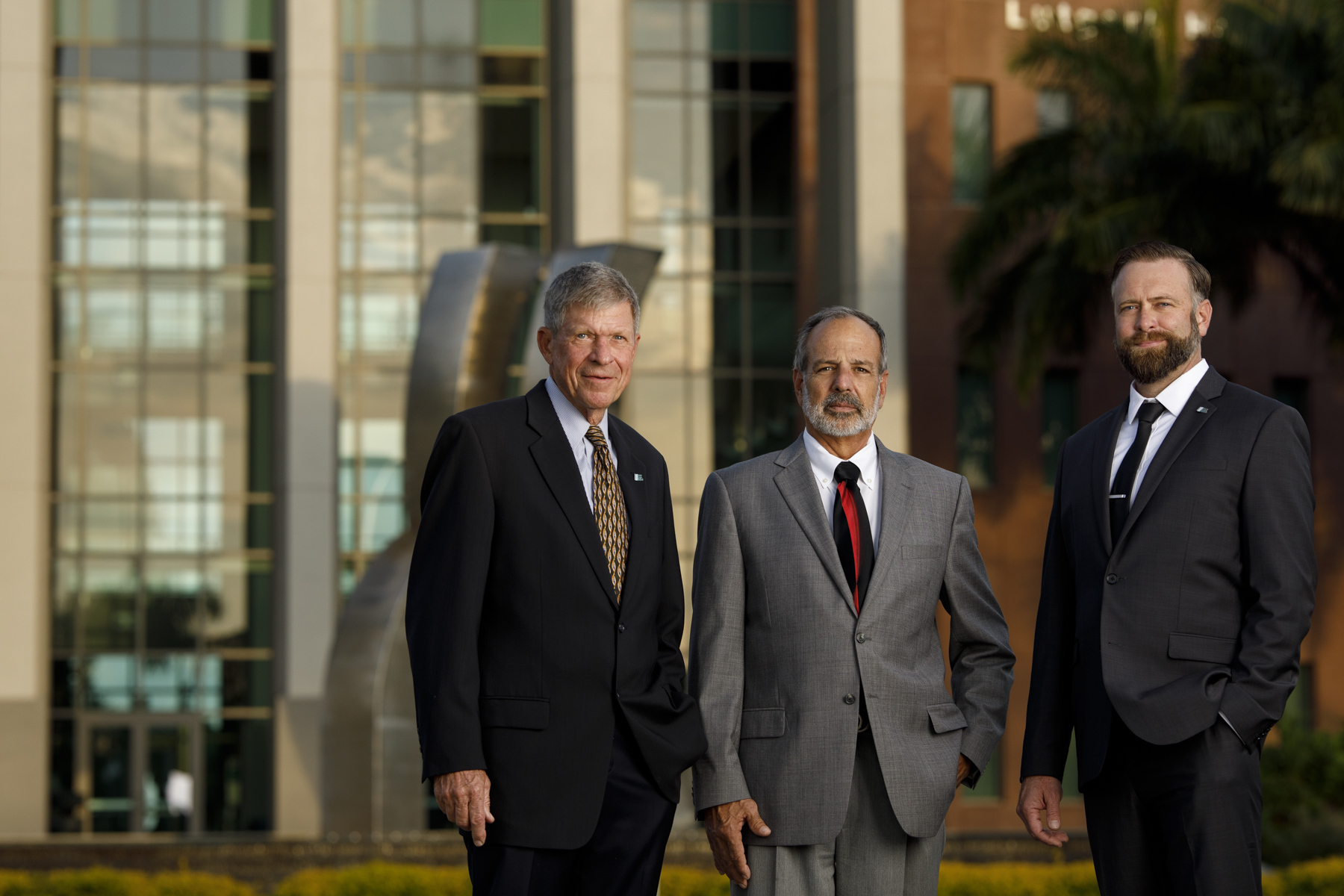 Courtesy. Three separate leaders, Steve Shimp, Dave Dale and now Matthew Zwack, have overseen Florida operations of Owen-Ames-Kimball going back to 1982. Projects include work on the Lutgert College of Business at FGCU.