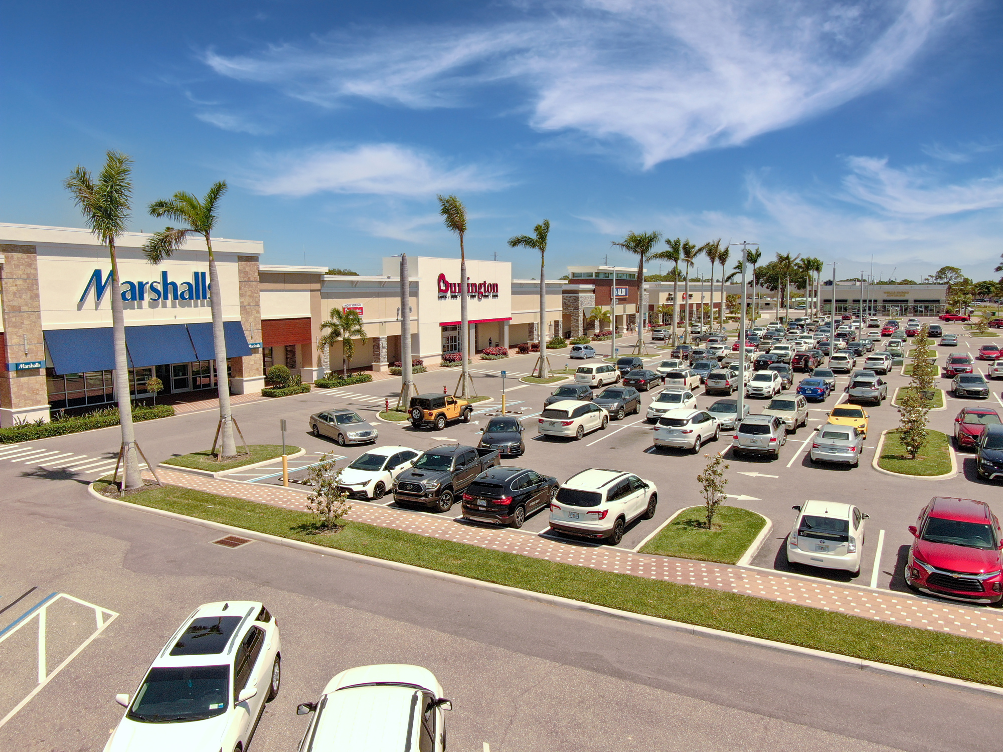 Courtesy. Benderson Development has reimagined Jacaranda Plaza in Venice, which was once home to a K-Mart and a Blockbuster Video.