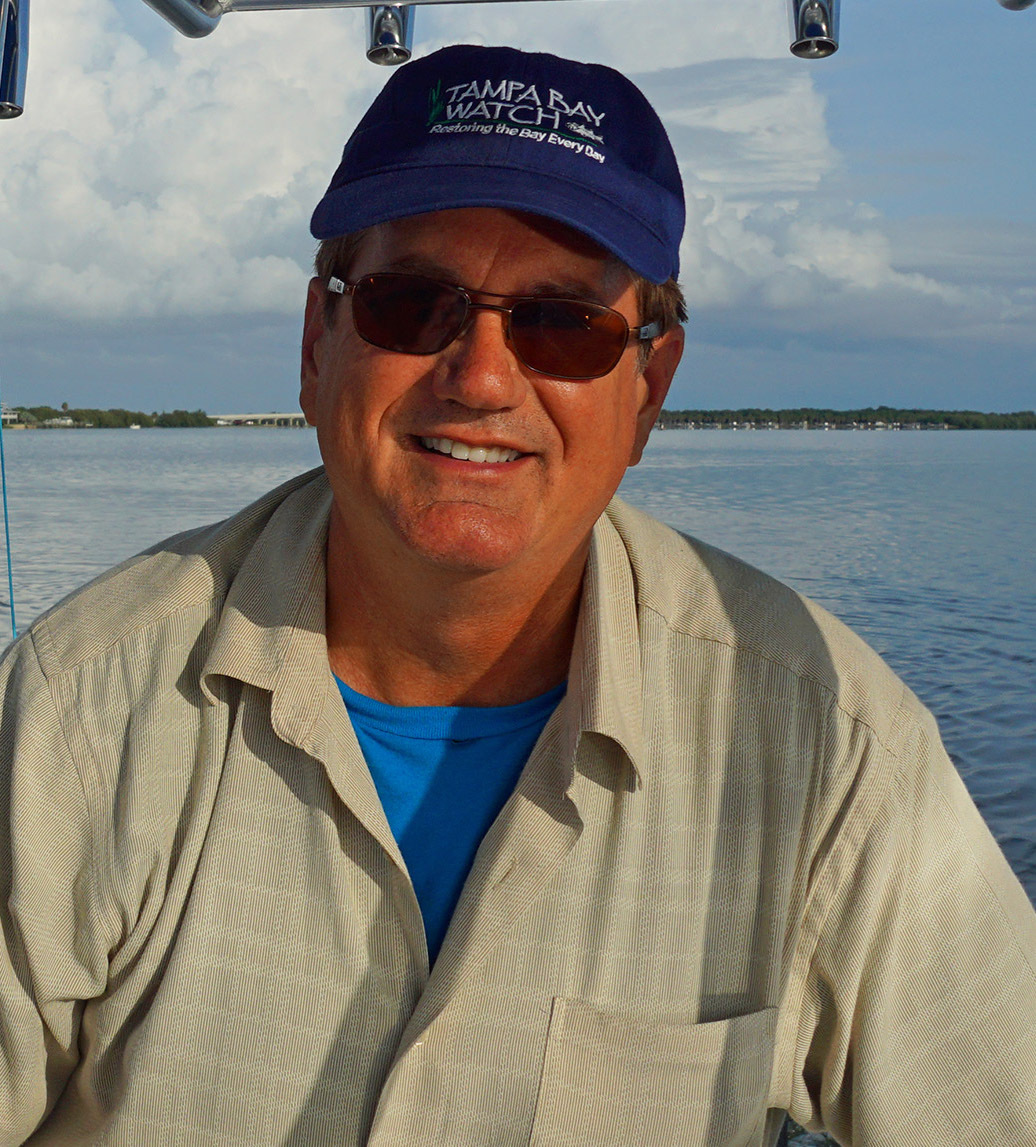 Courtesy. Tampa Bay Watch founder Peter Clark will continue as president of the nonprofit organization.