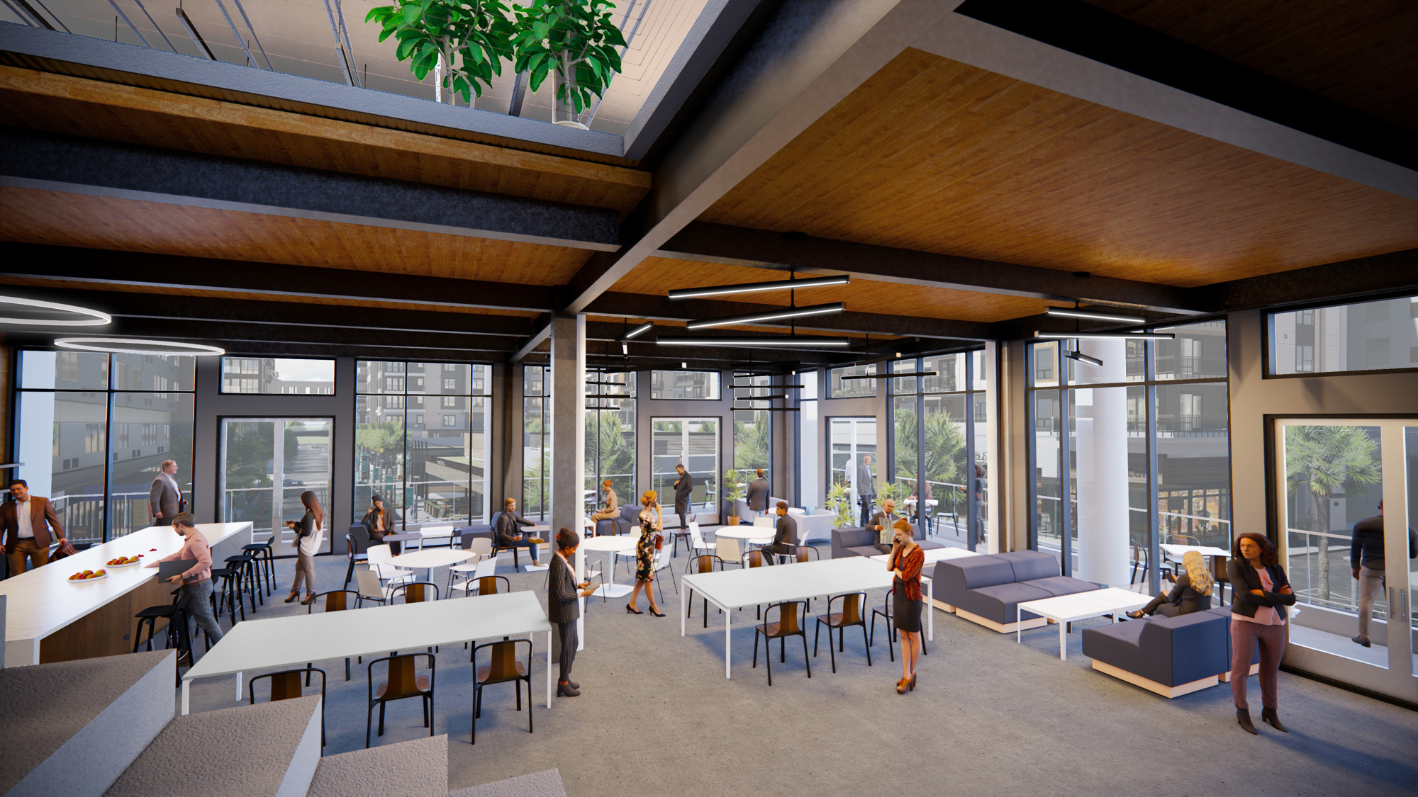 Courtesy. A rendering of the office space that Gresham Smith will occupy at The Loft.