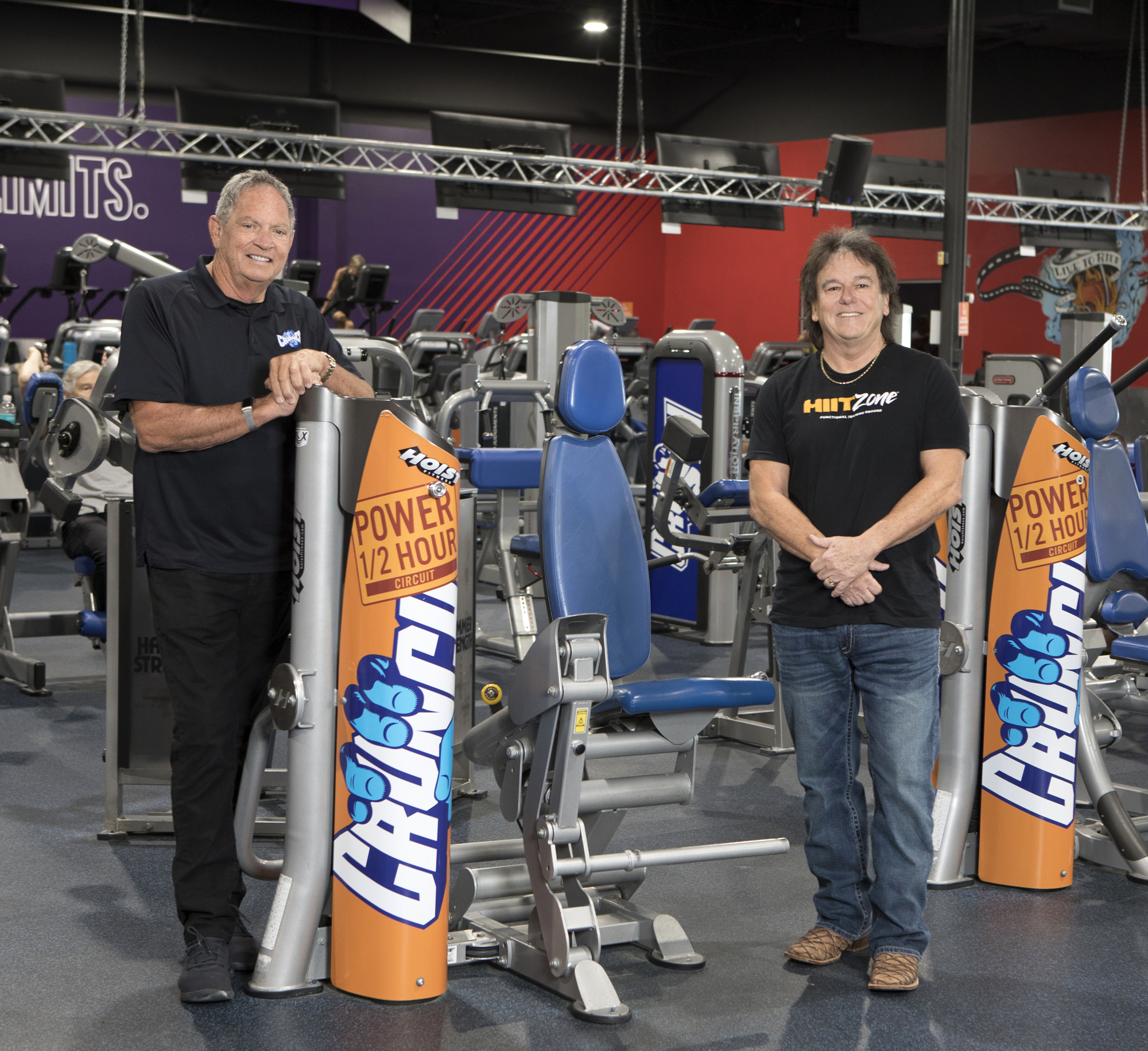 Mark Wemple. Longtime gym executives and entrepreneurs Vince Julien and Geoff Dyer have been working together opening Crunch fitness franchise locations since 2014.