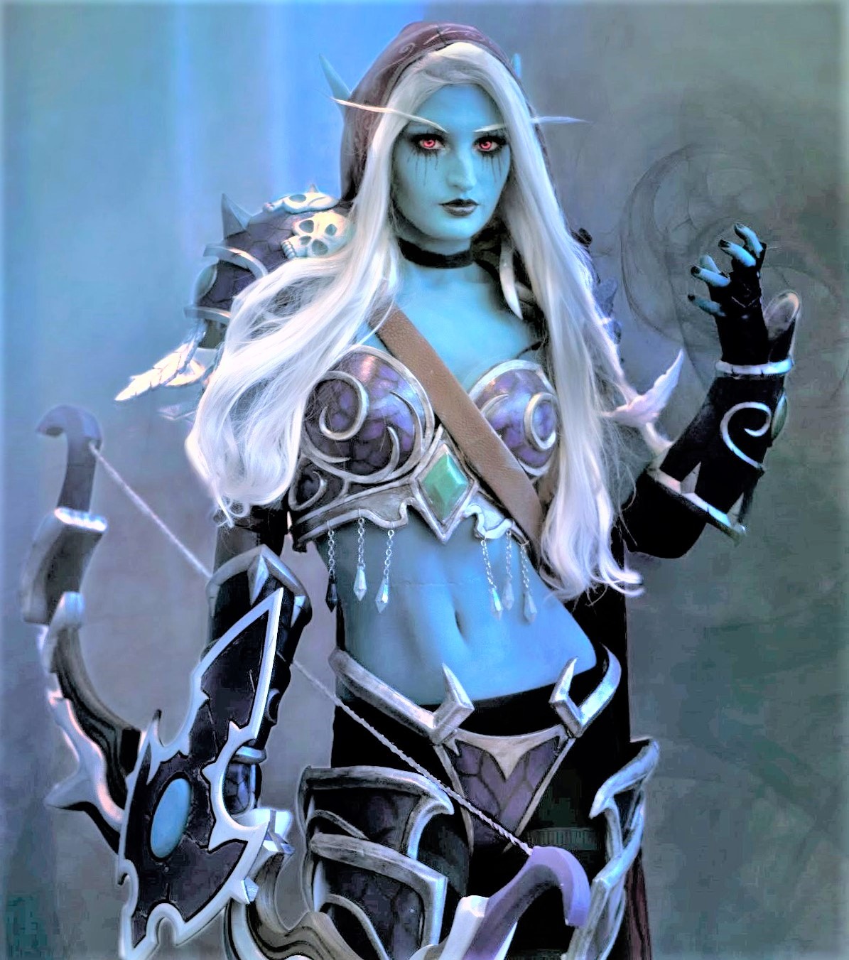 Courtesy. A Tampa-based cosplayer in costume as Sylvanas Windrunner, a character from Blizzard Entertainment's 