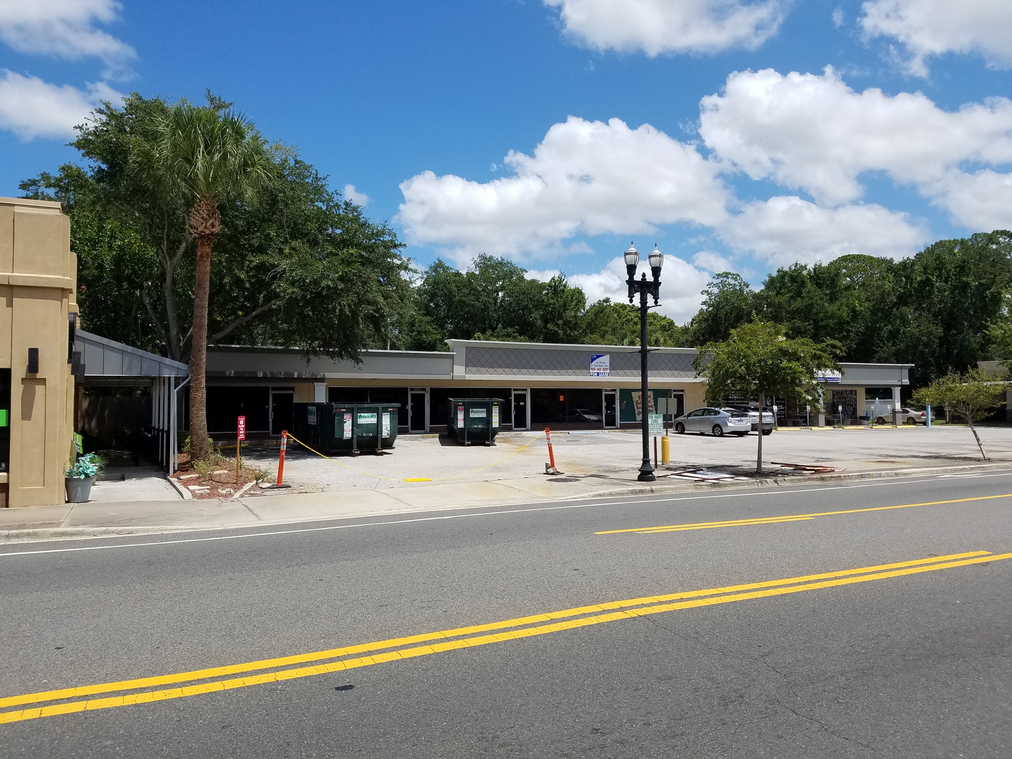 The interior of the former La Nopalera restaurant at 1625 Hendricks Ave. in San Marco is being demolished to add new tenants.