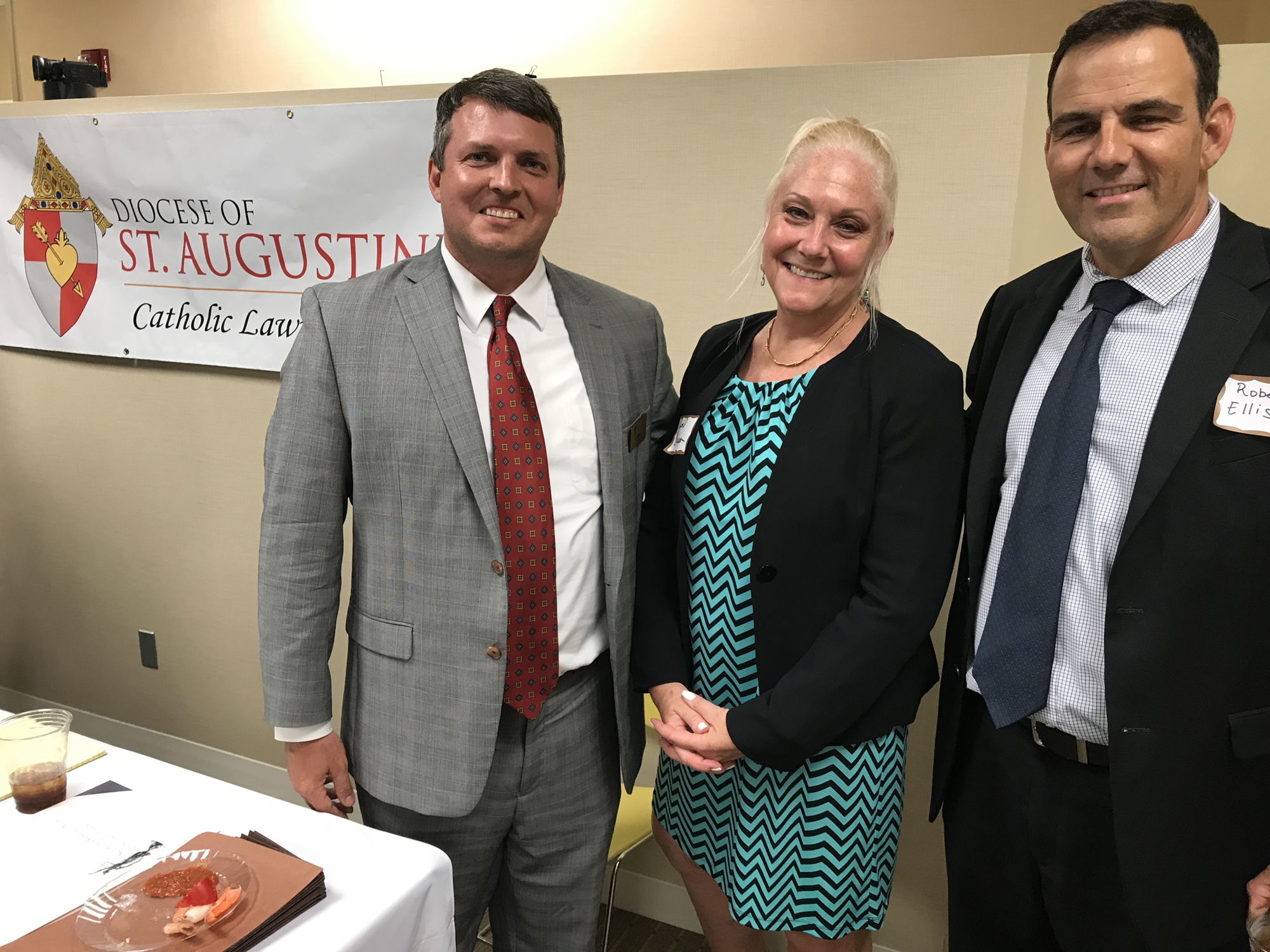 The Catholic Lawyers Guild – Diocese of St. Augustine, represented by President Ian Weldon, Gail Dawson and Robert Ellis.