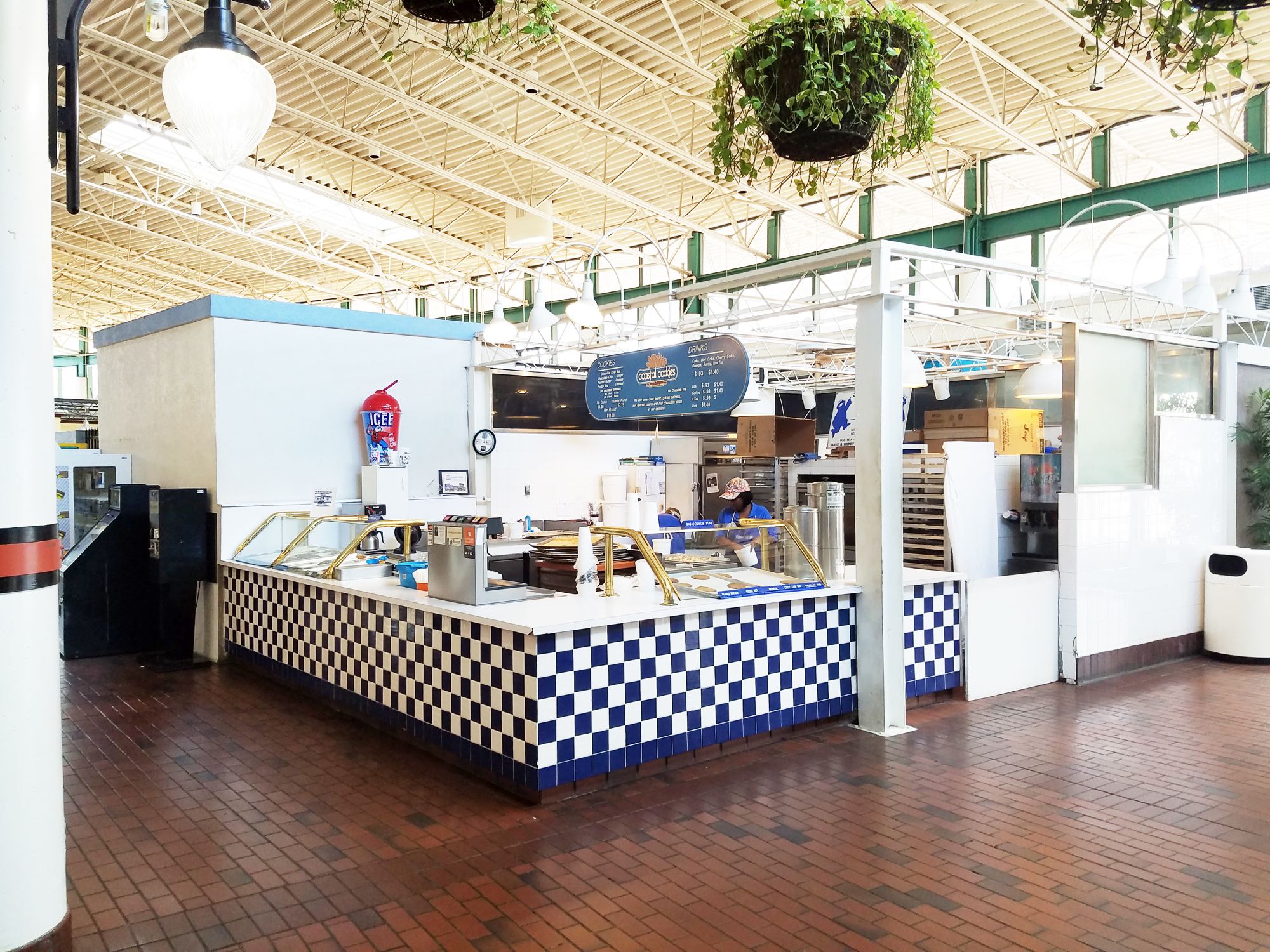 Coastal Cookies will stay in this space inside the Jacksonville Landing.