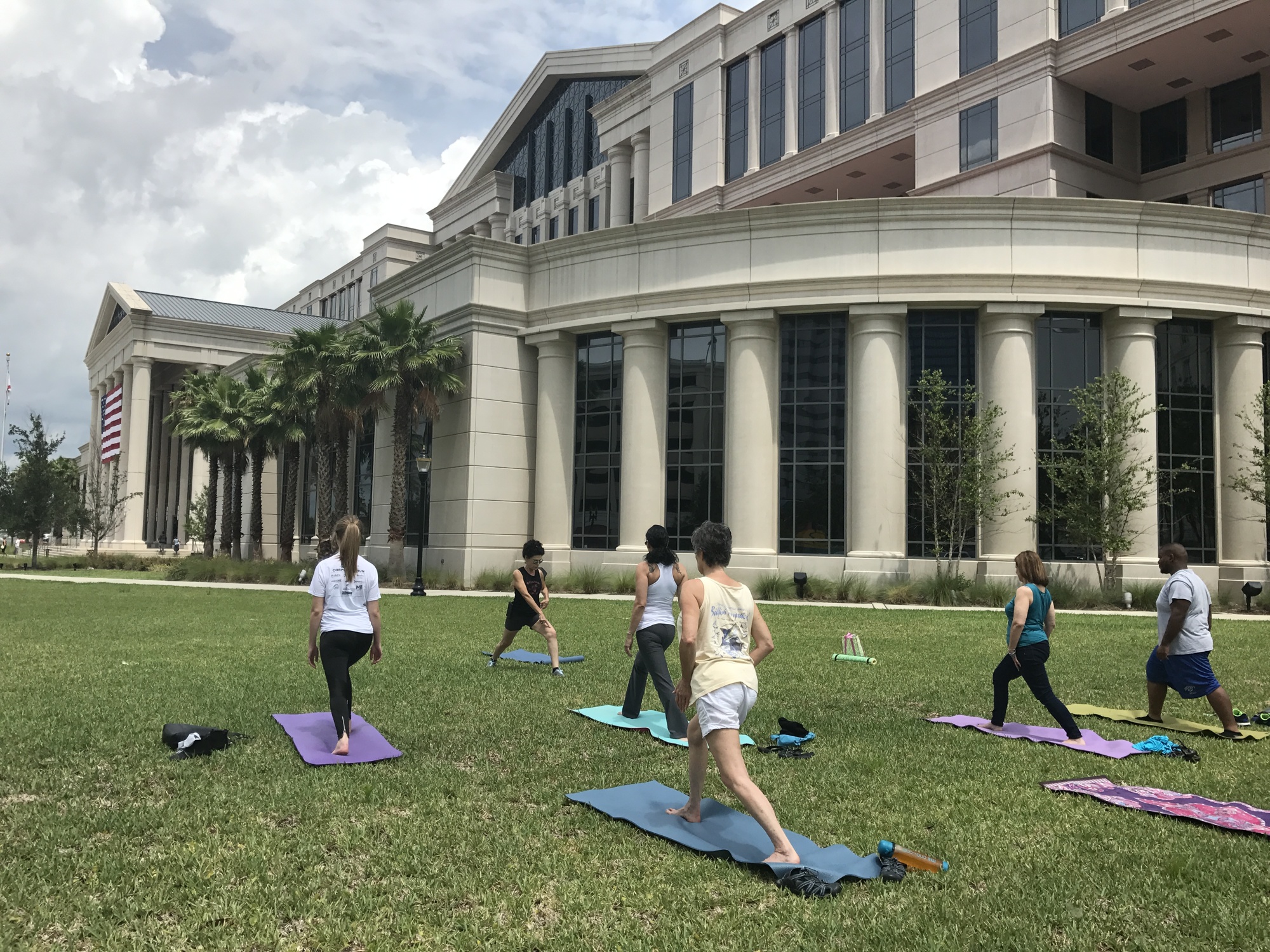 Yoga on the Lawn