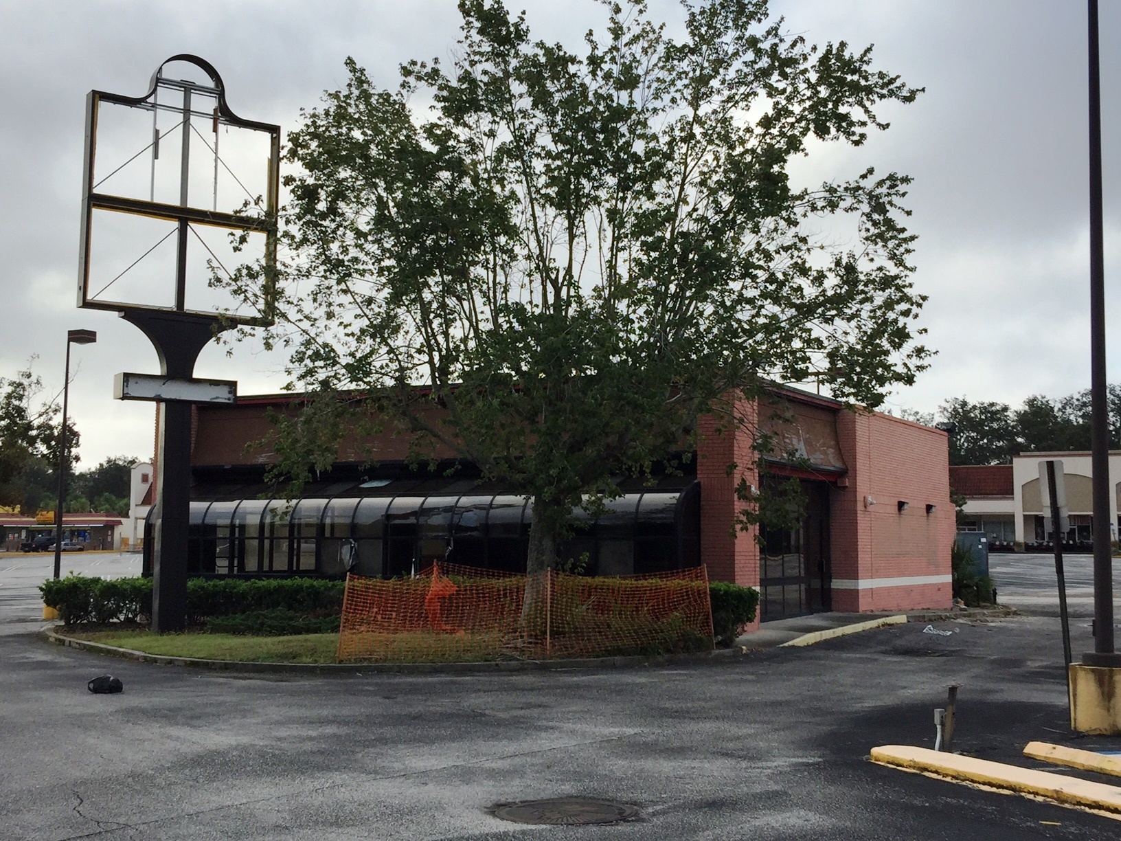 The former Wendy’s at 3460 Beach Blvd. is being demolished. It’s an outparcel to the Southgate Plaza shopping center.