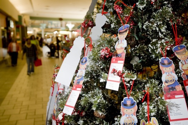 The Salvation Army’s Angel Tree program helps the children of families in need with clothing and toys.