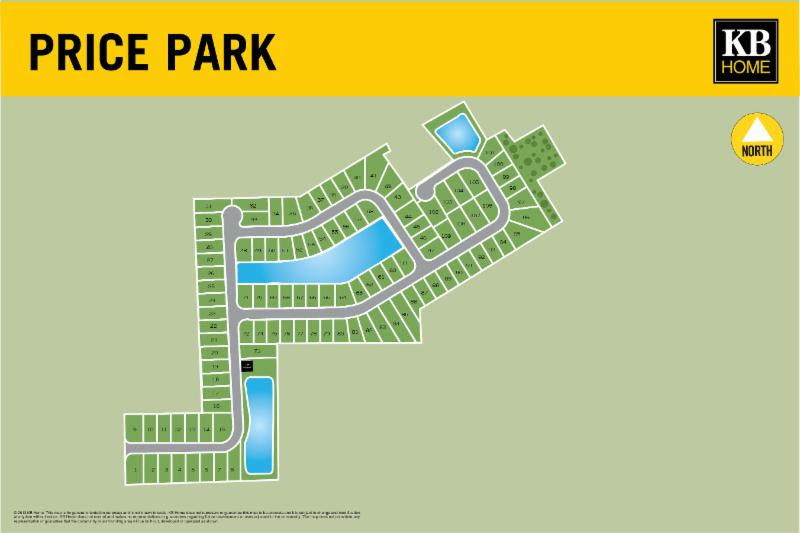 The site plan for Price Park.