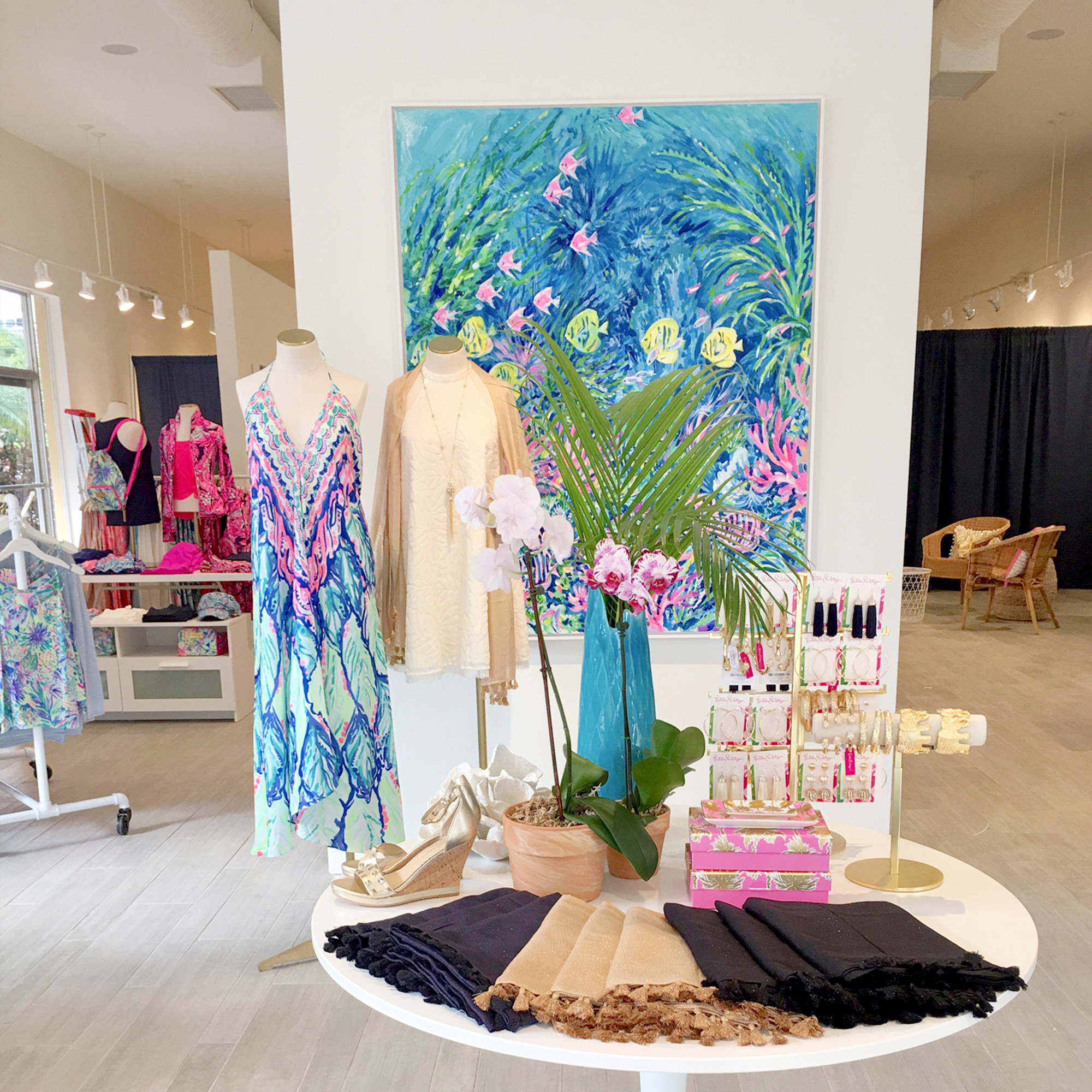 Inside the Lilly Pulitzer in Fort Lauderdale.