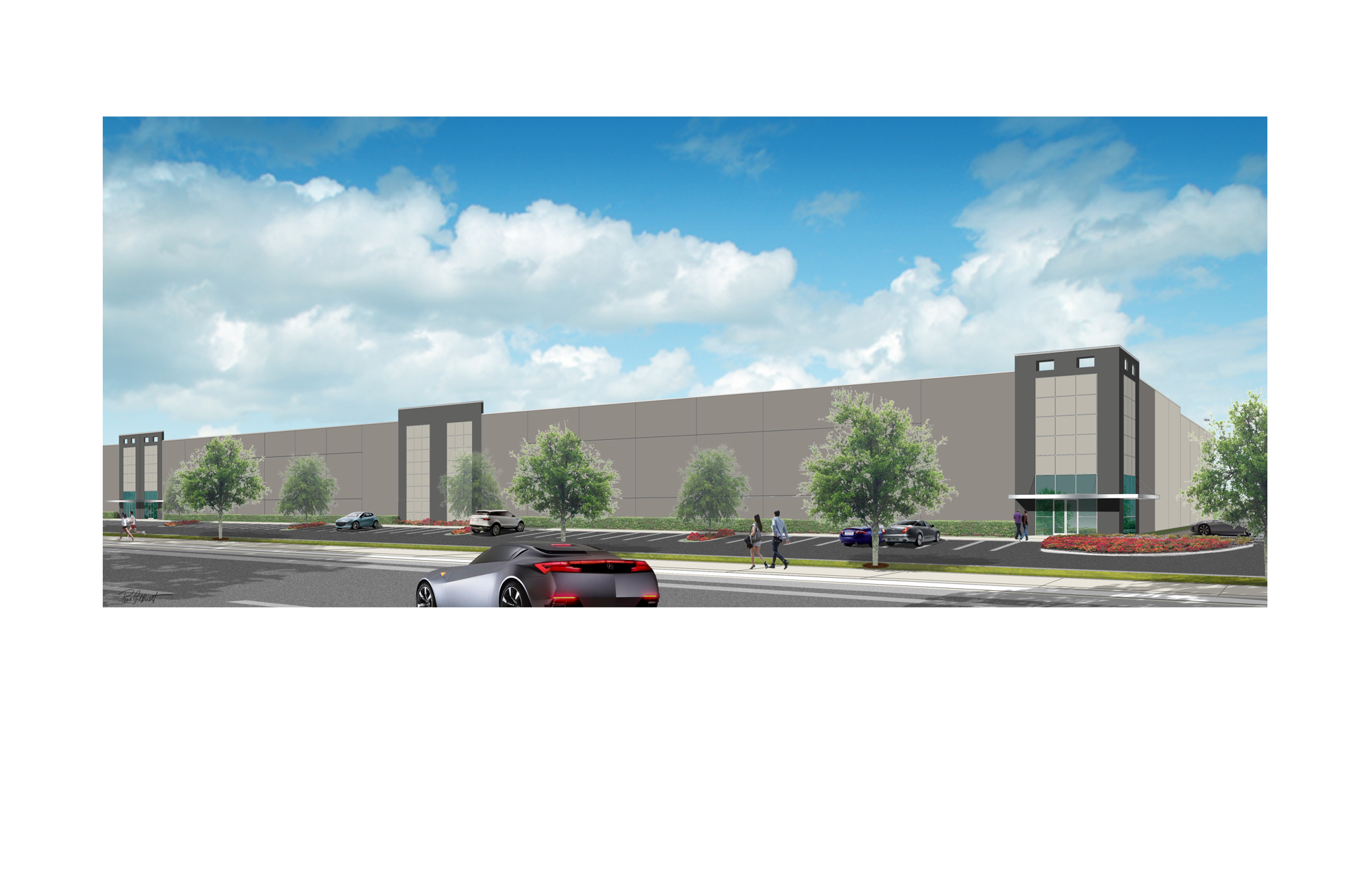 Jackson-Shaw intends to complete the 200,000-square-foot International Distribution center in Jacksonville International Tradeport in October.