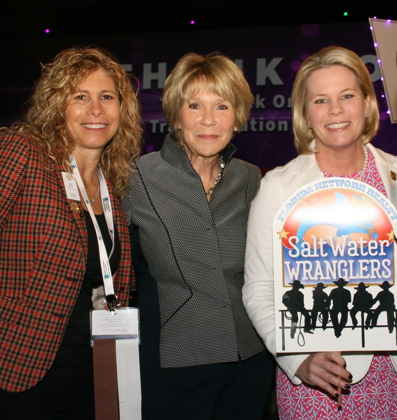 Ann King, Linda Sherrer and Christy Budnick of the Berkshire Hathaway St. Augustine/Murabella and home offices.