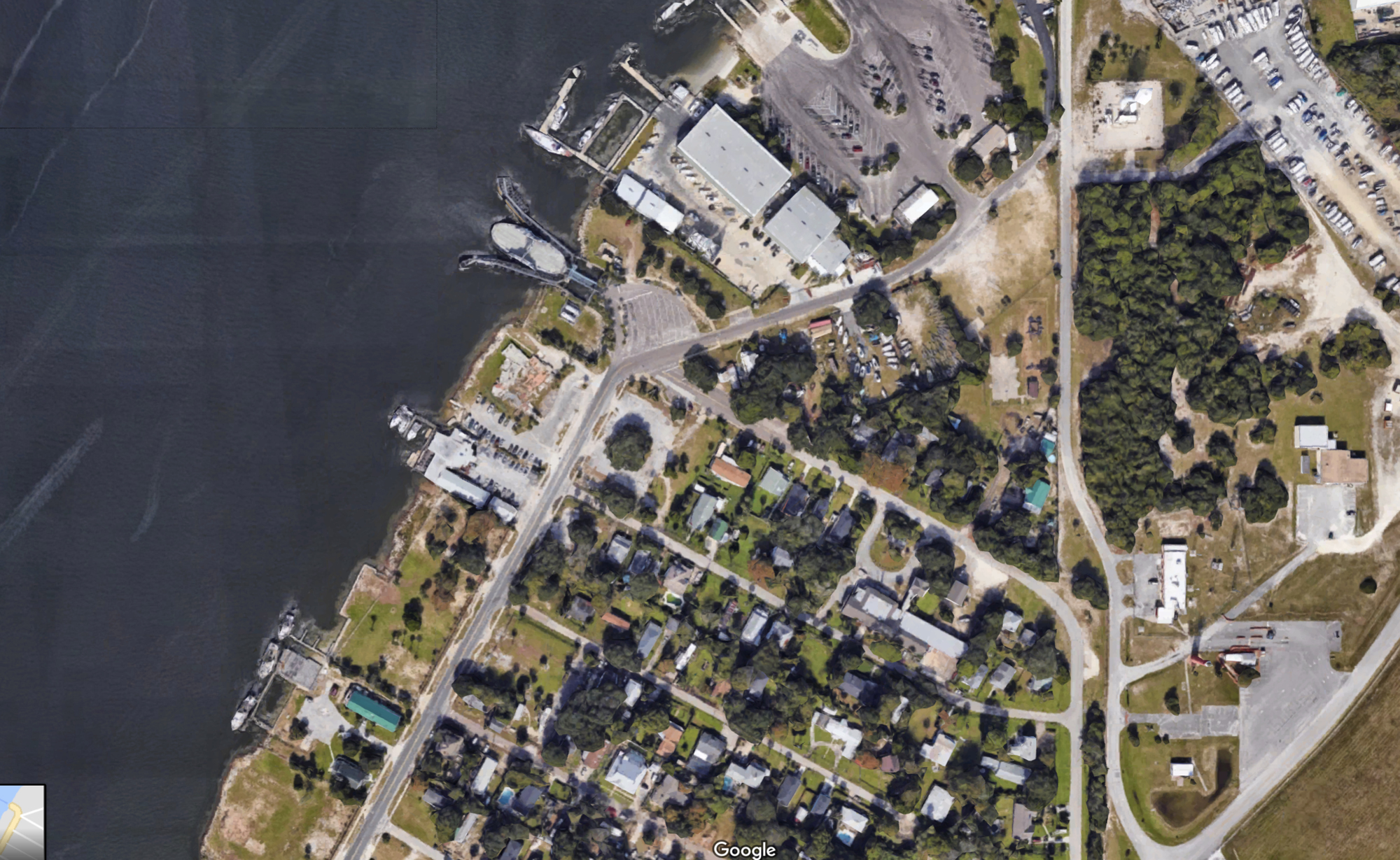 JaxPort approved selling 6.72 acres along Ocean Street just south of the St. Johns River Ferry back to the city for $1. The property is shown above at the right of Singleton’s Seafood Shack.