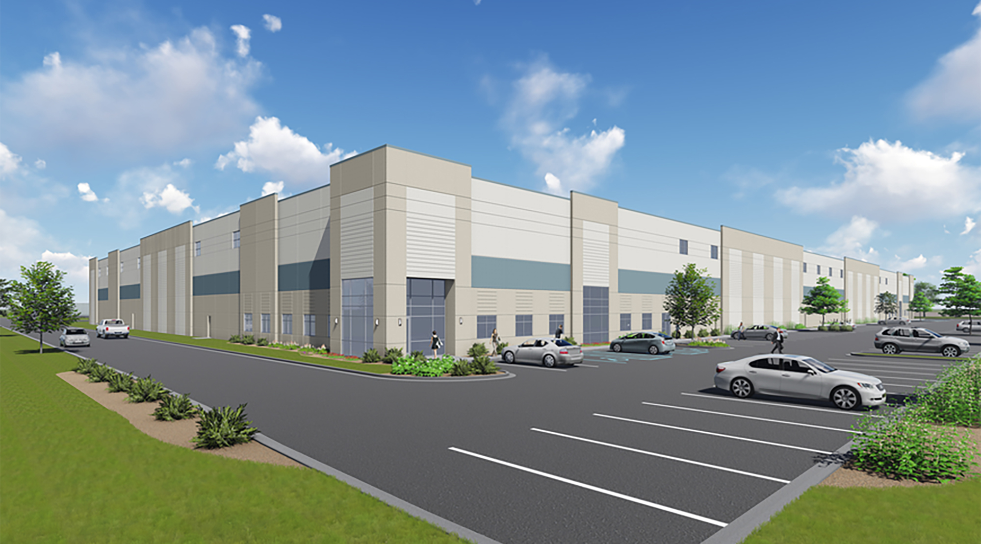 Pattillo Industrial Real Estate applied to lay the foundation for a speculative warehouse.