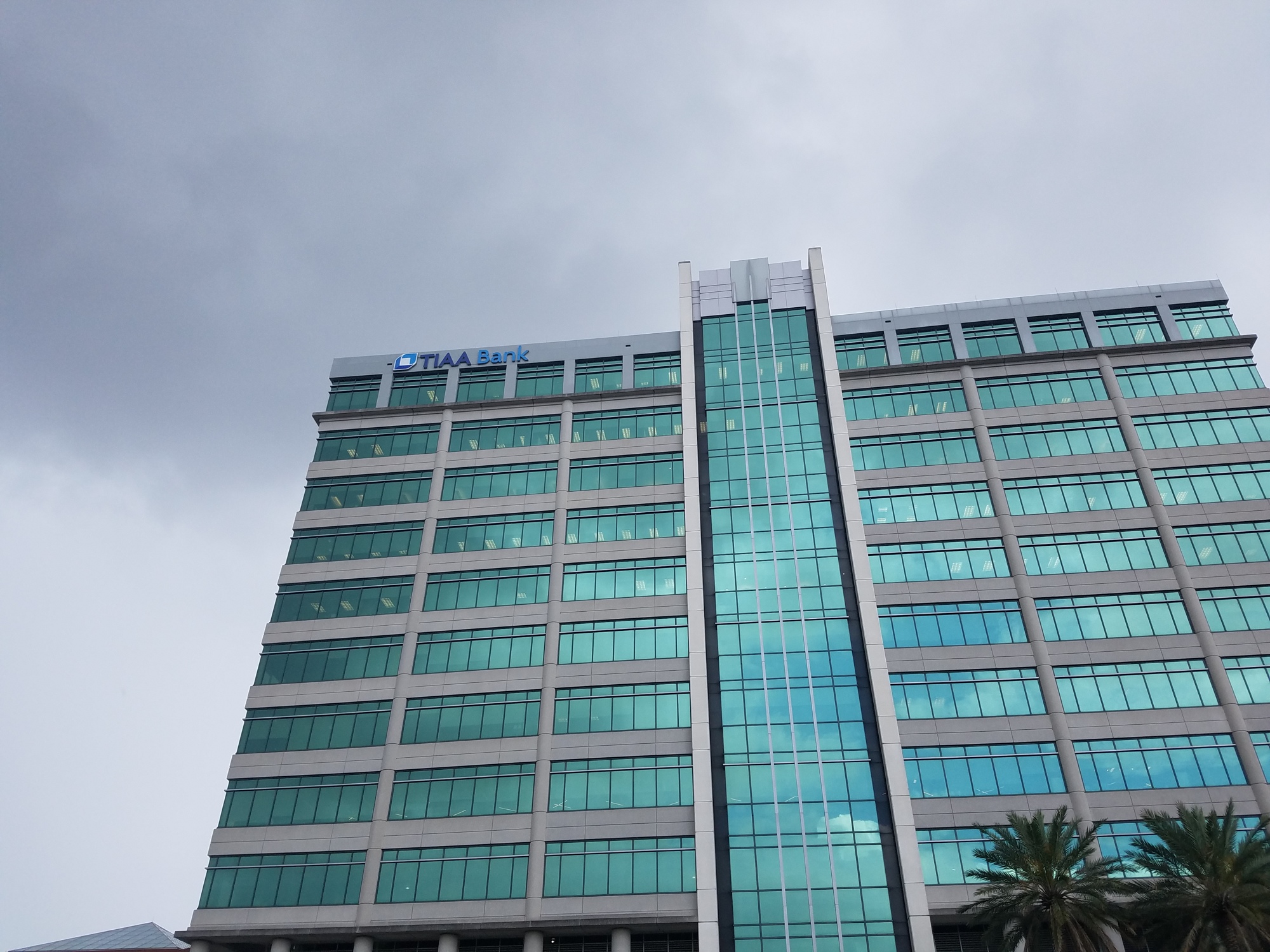 TIAA Bank signs are up at 501 Riverside Ave., the former headquarters of EverBank. TIAA Bank is headquartered in Jacksonville.