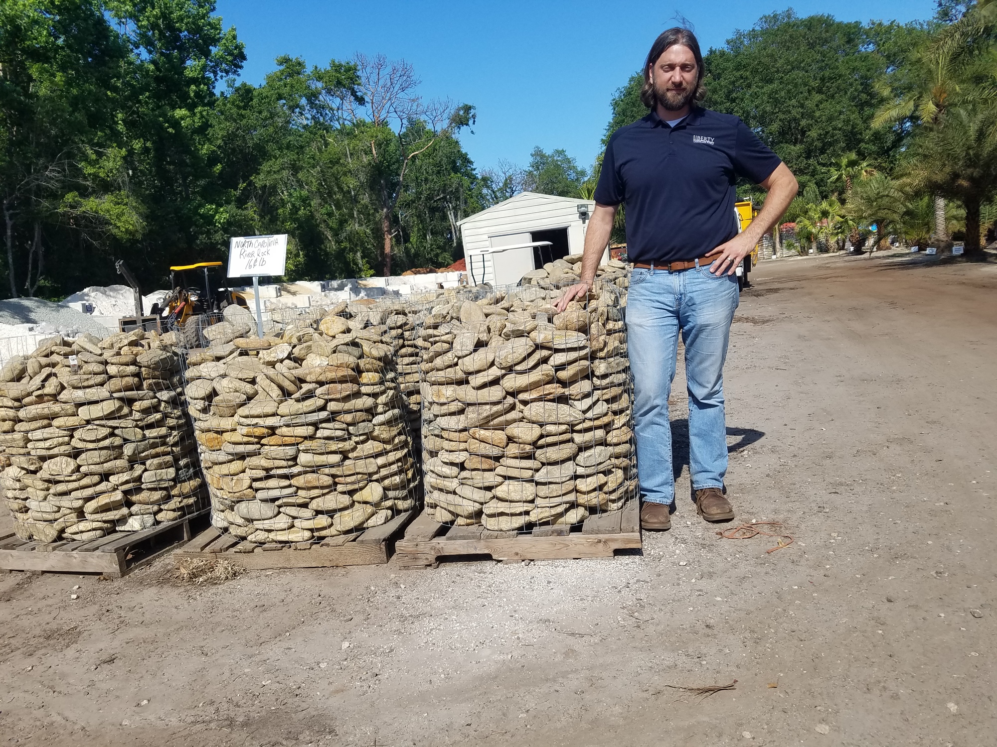 When  Zaffaroni first bought his business, it sold only mulch and stone.